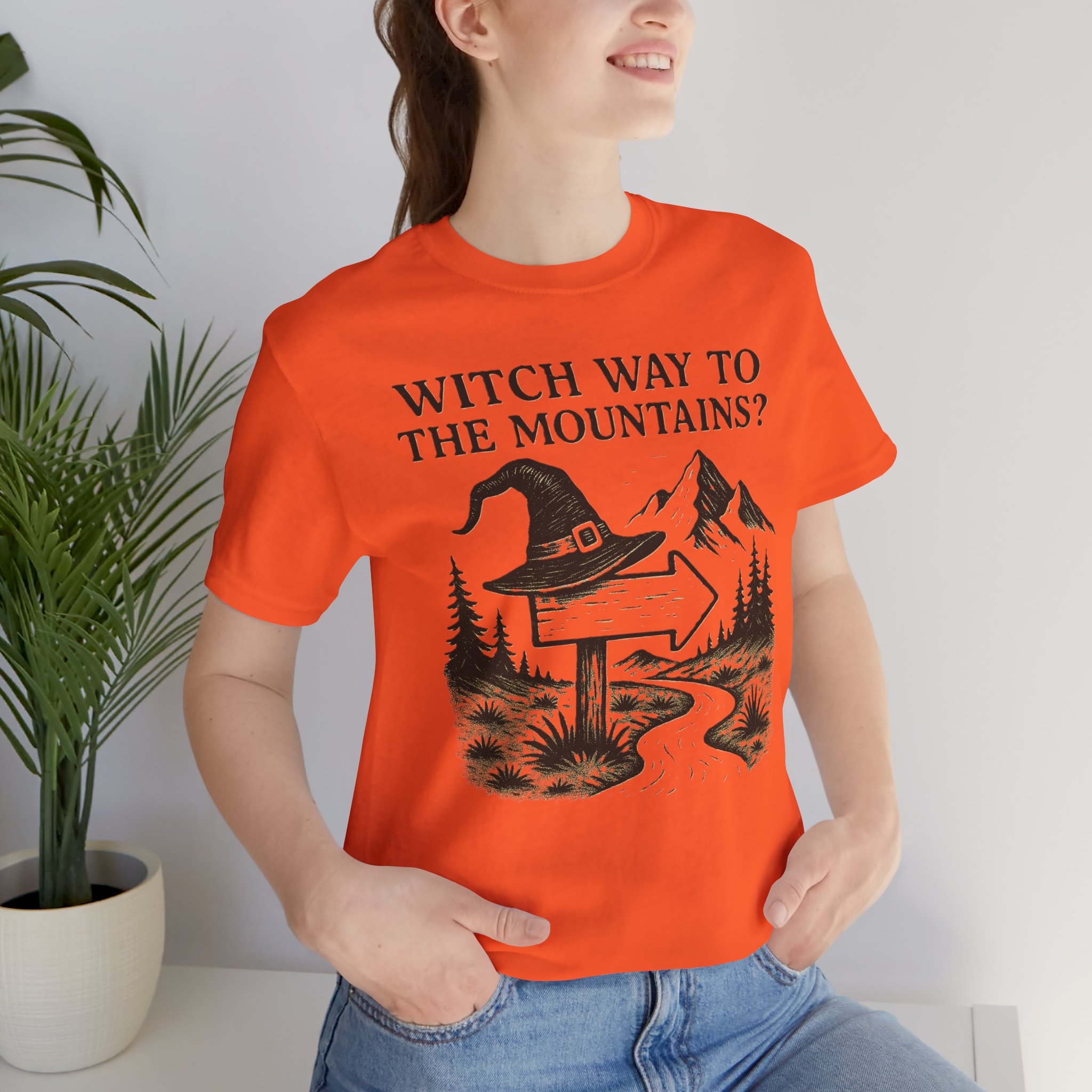 Halloween Graphic Tee Adventure - Witch Way to the Mountains - Destination Unknown - Image 8