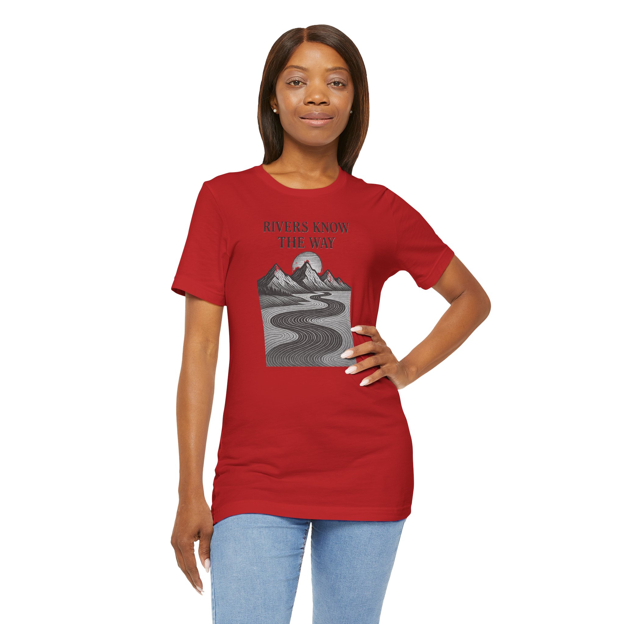 Adventure Inspired Tee - Rivers Know the Way - Destination Unknown - Image 103
