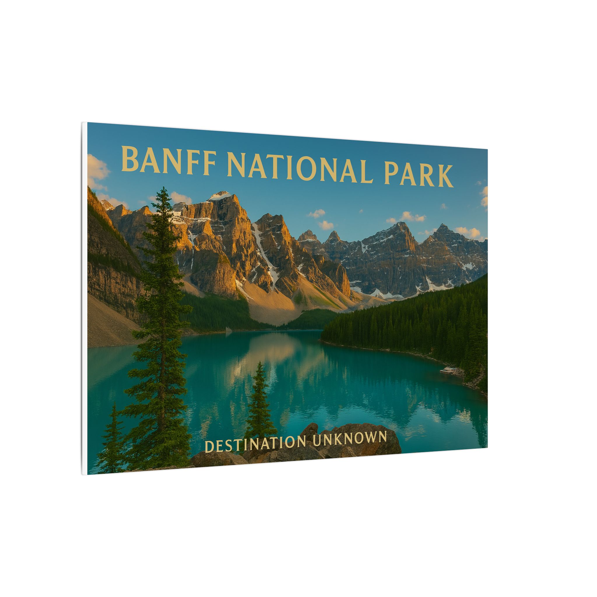 Reflections of Banff - Alpine Serenity Canvas Art - Wanderlust Landscapes Series - Image 18