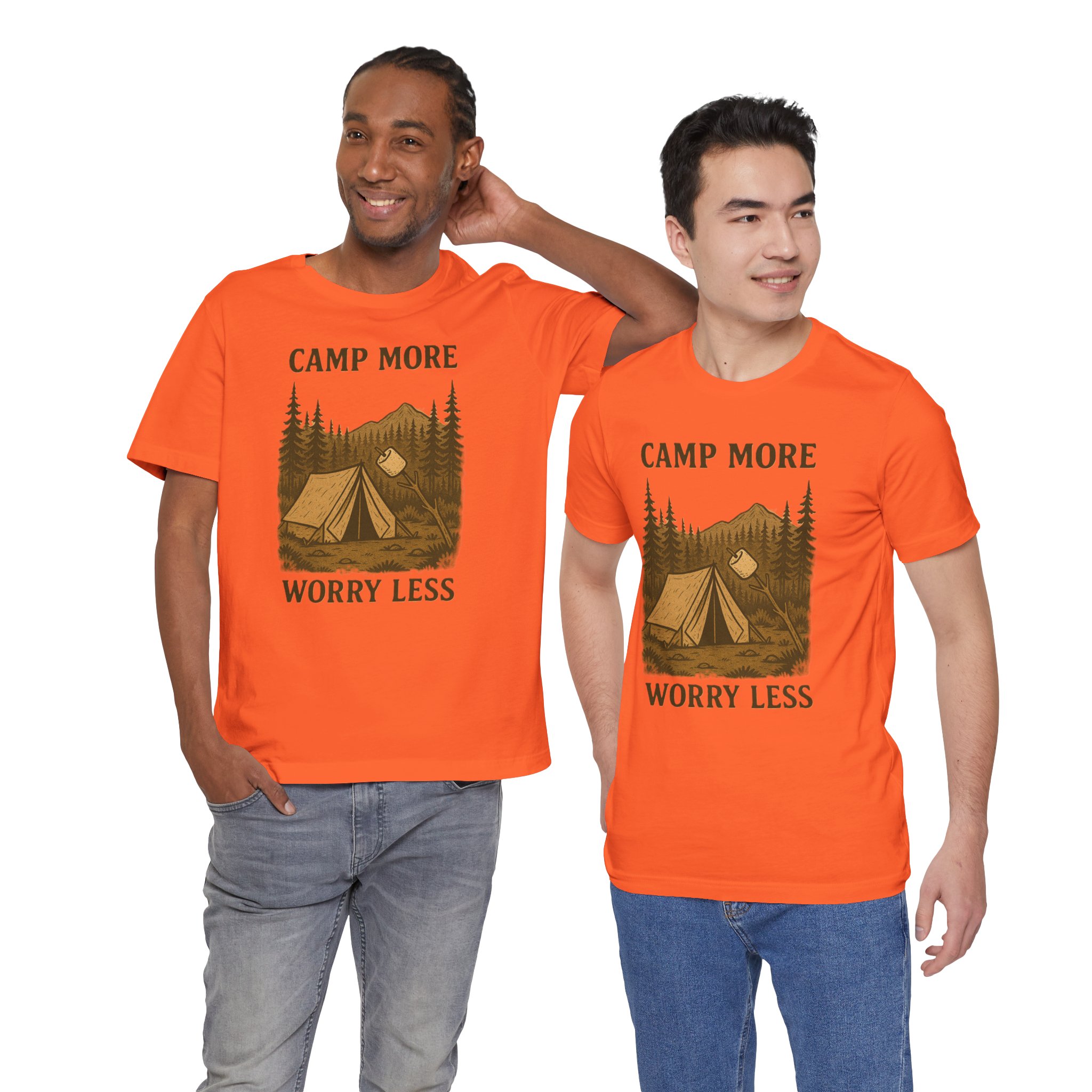 Adventure Inspired Tee - Camp More Worry Less - Destination Unknown - Image 32