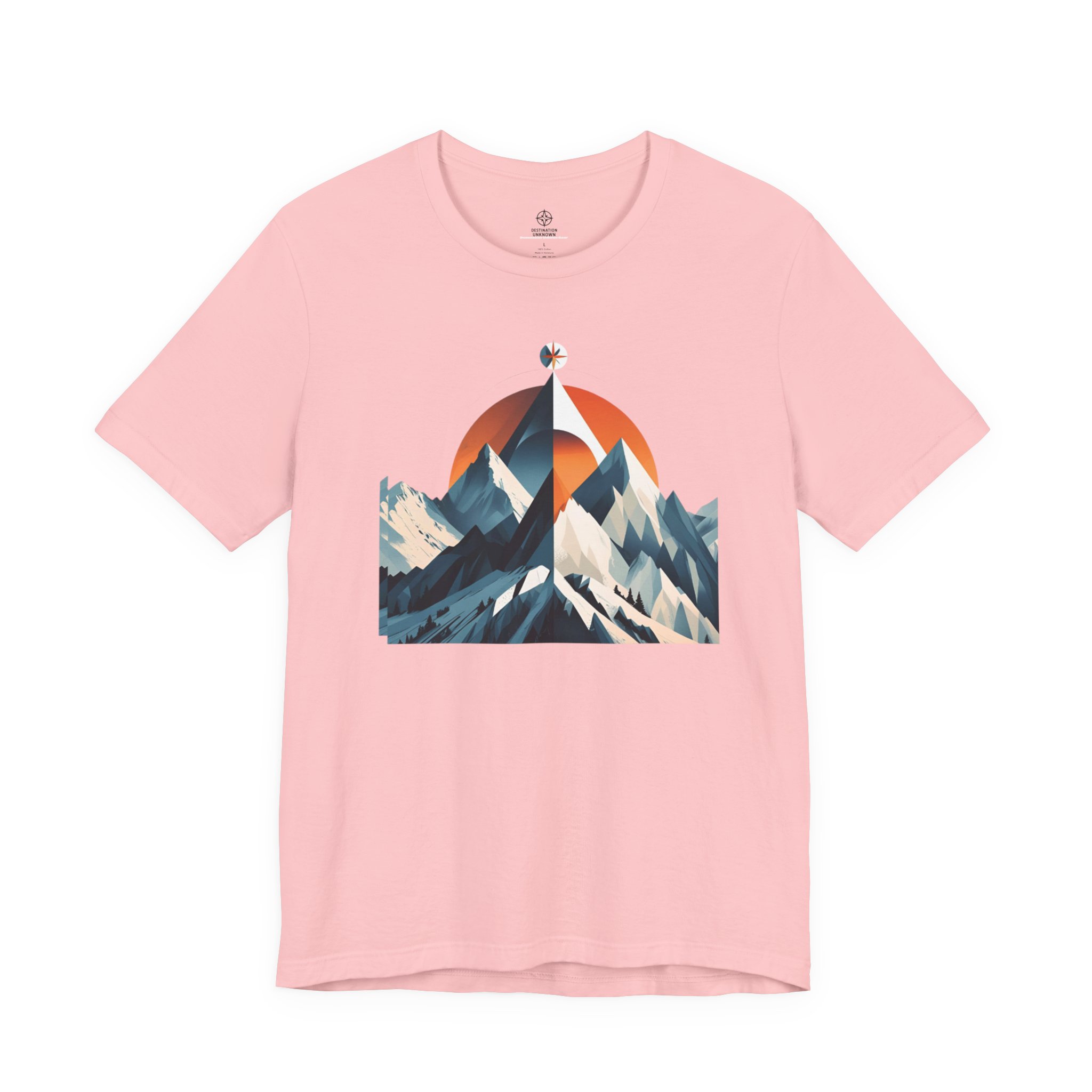 Mountain Compass Graphic Tee - Destination Unknown Tee - Image 83