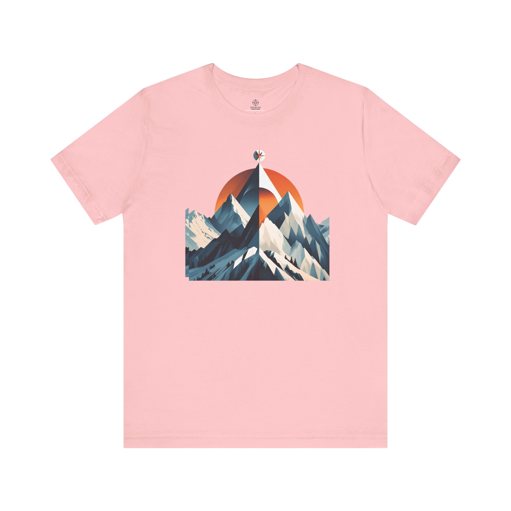 Mountain Compass Graphic Tee - Destination Unknown Tee - Image 81