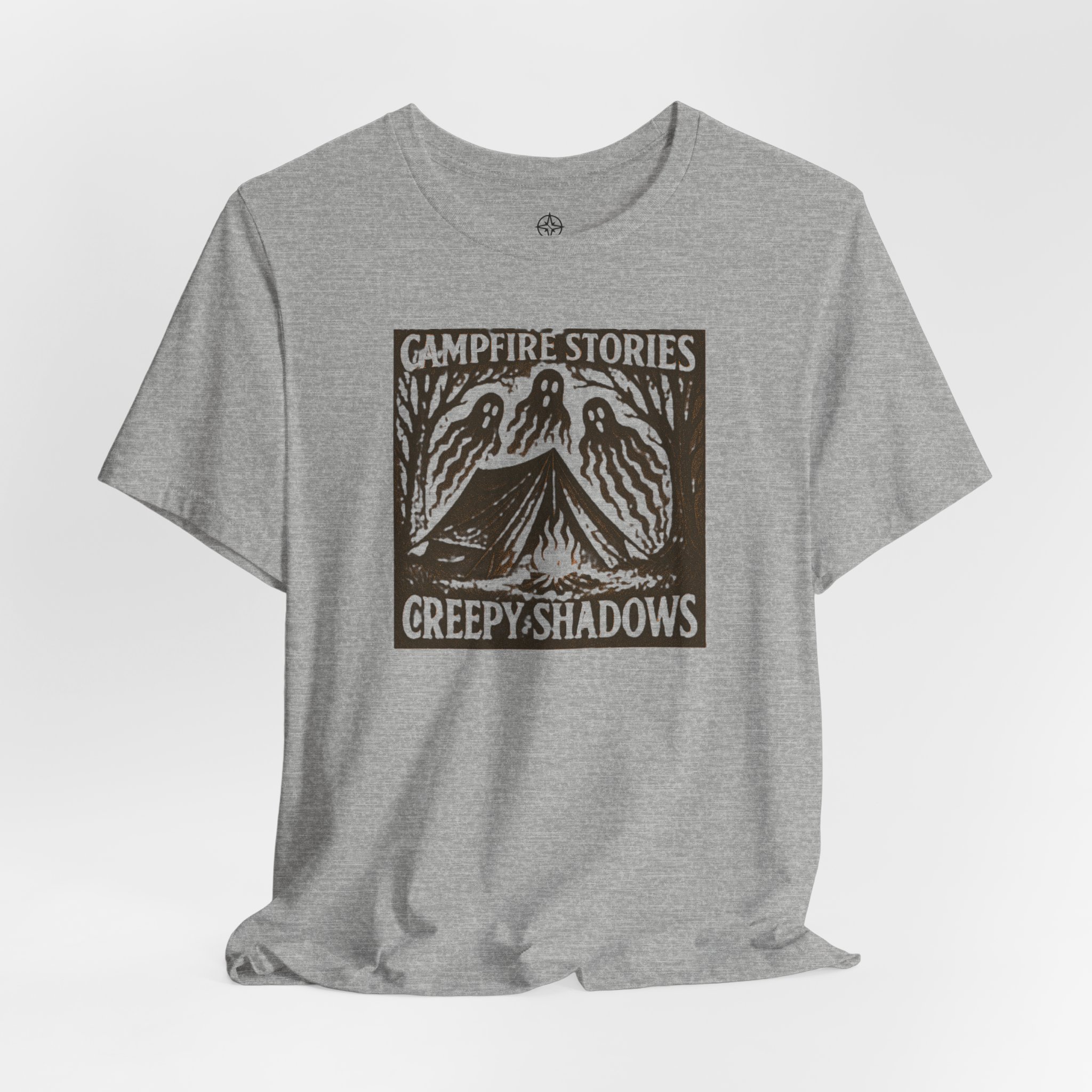 Halloween Graphic Tee Adventure - Campfire Stories Creepy Shadows - Destination Unknown - Image 42