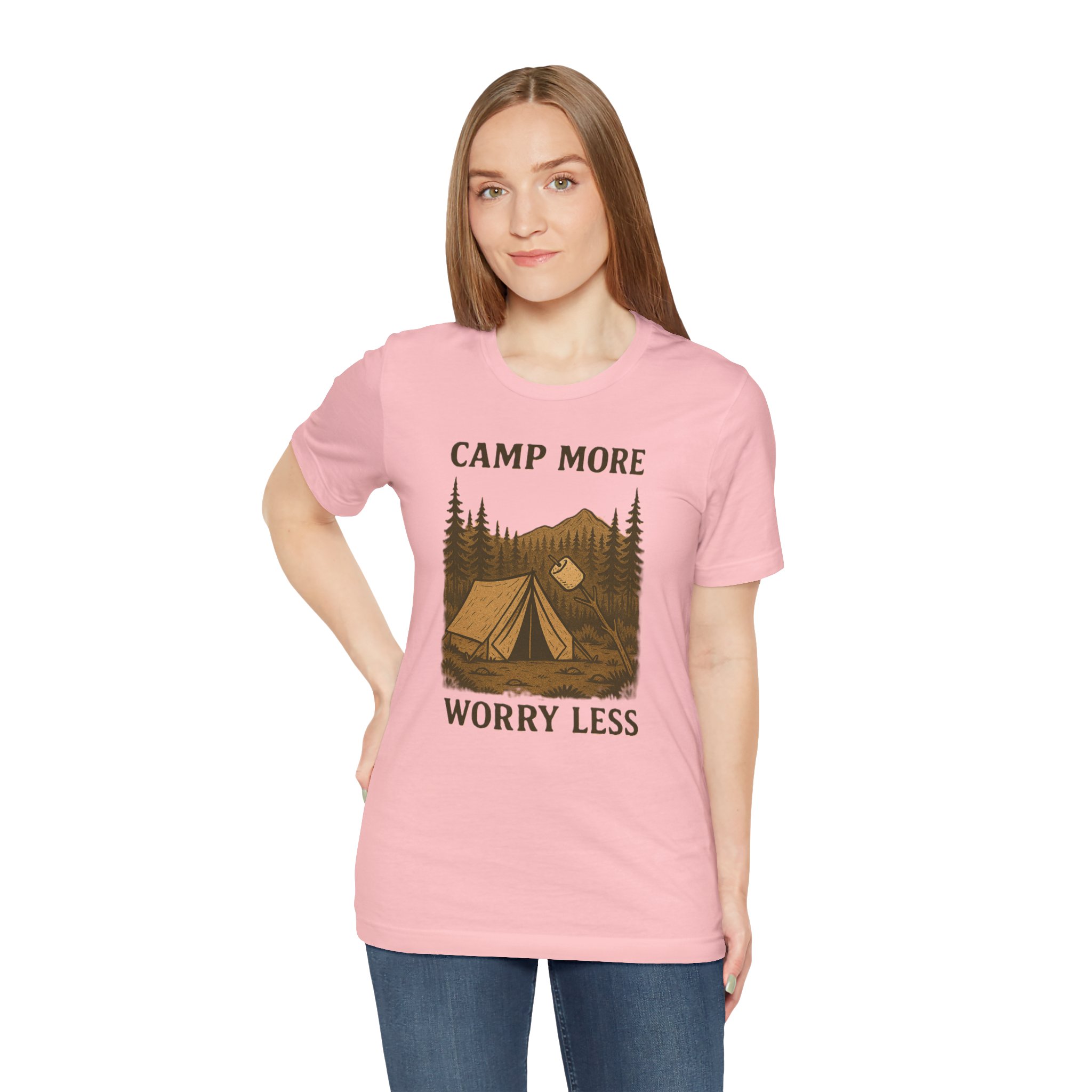 Adventure Inspired Tee - Camp More Worry Less - Destination Unknown - Image 102