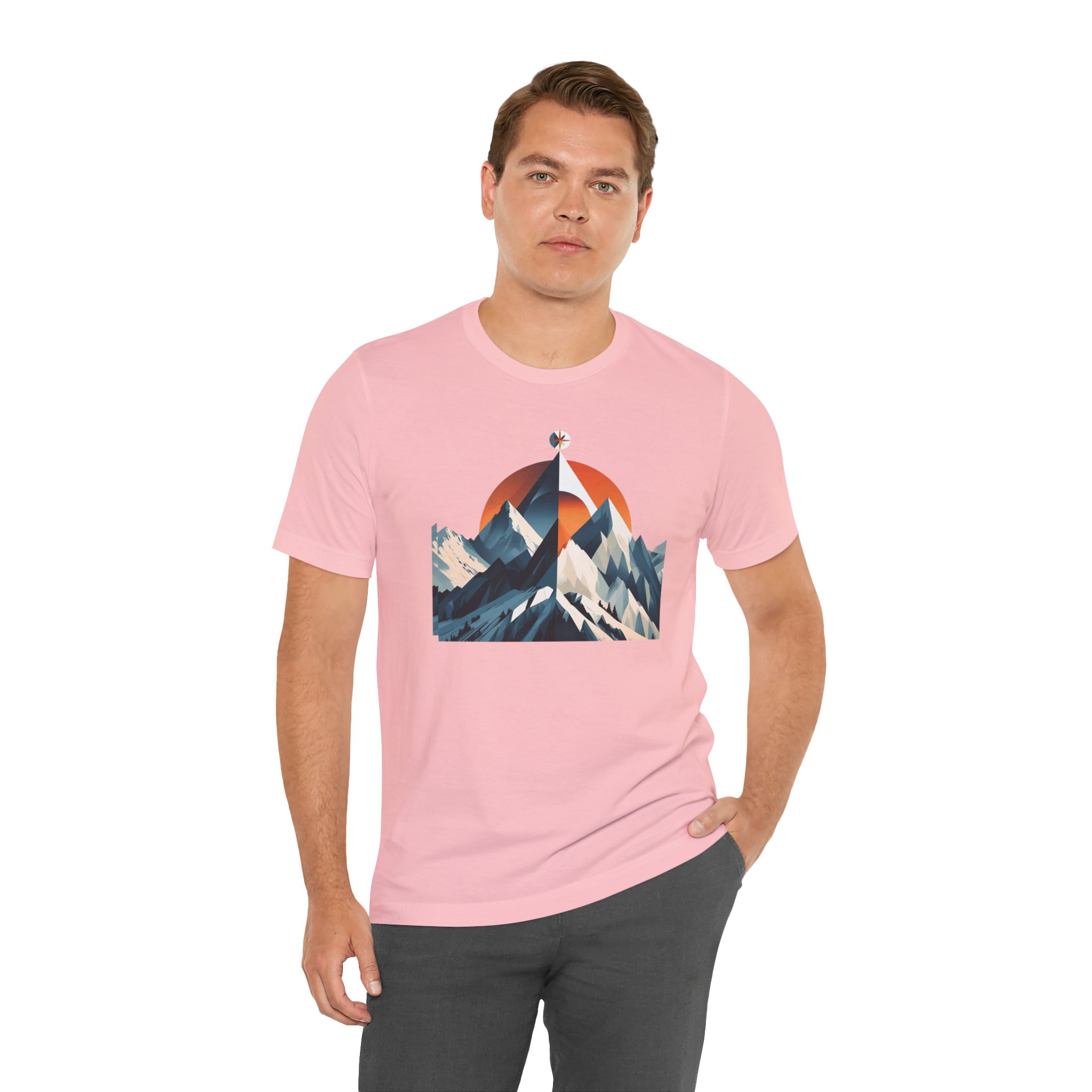 Mountain Compass Graphic Tee - Destination Unknown Tee - Image 87