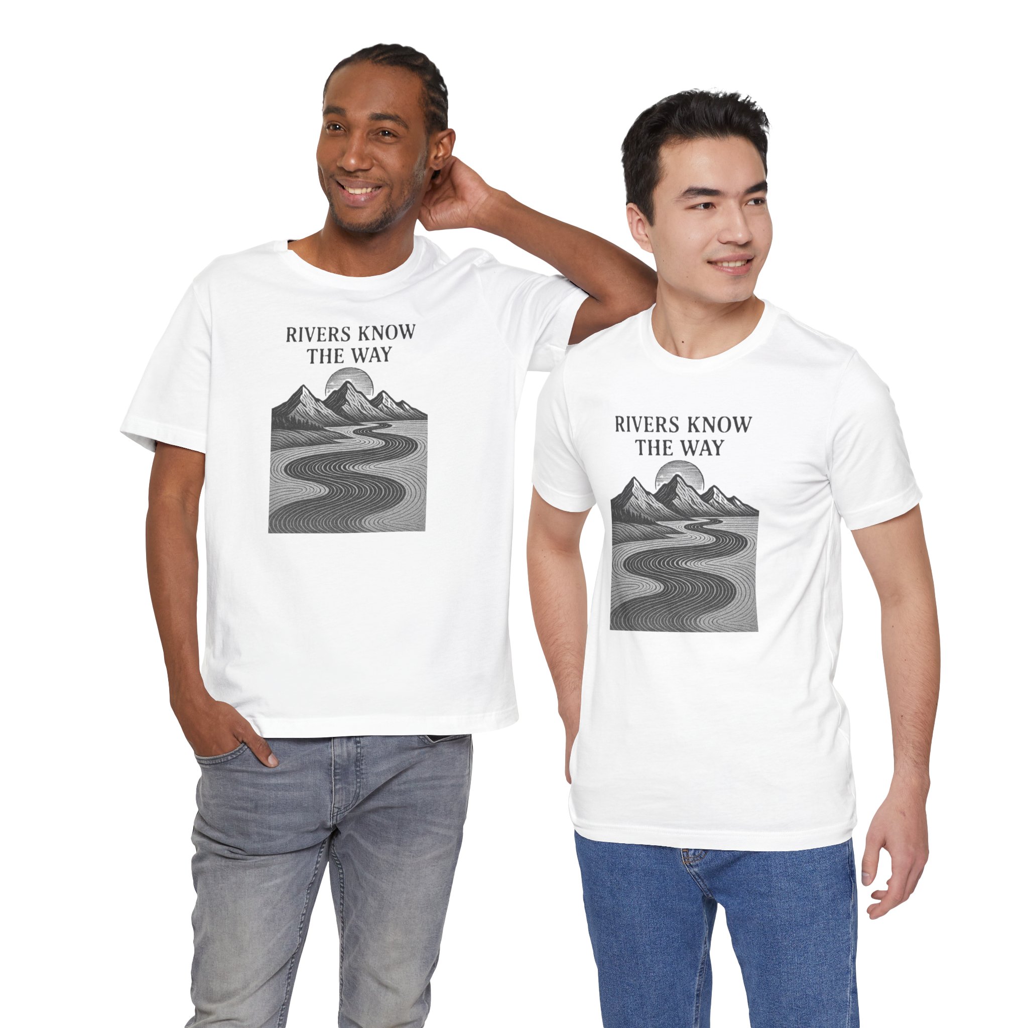 Adventure Inspired Tee - Rivers Know the Way - Destination Unknown - Image 16