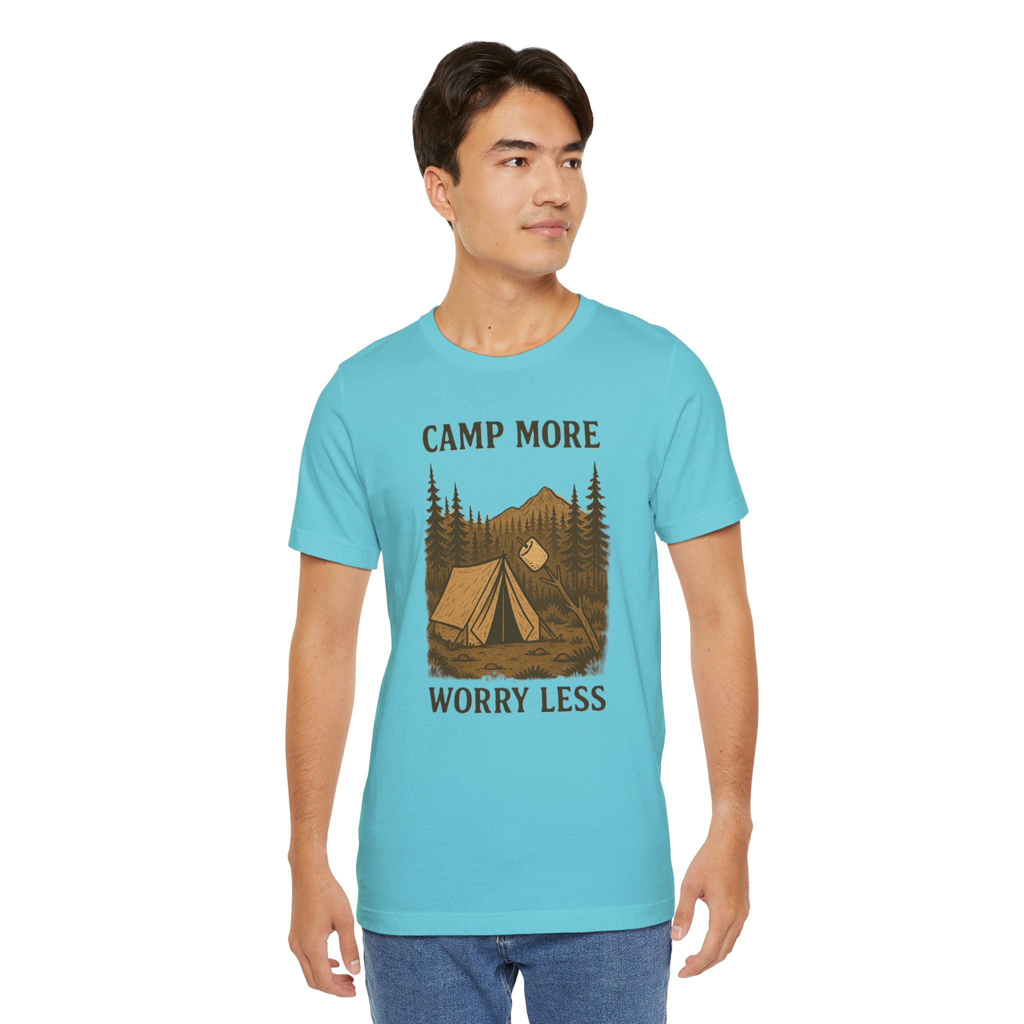 Adventure Inspired Tee - Camp More Worry Less - Destination Unknown - Image 71