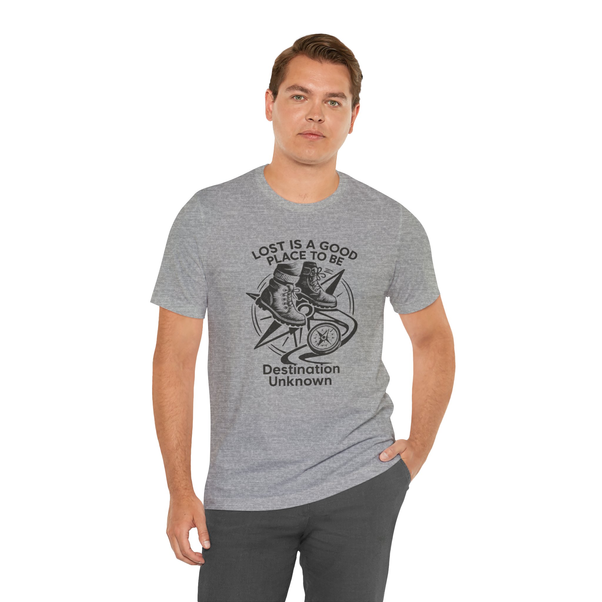 Adventure Inspired Tee - Lost Is a Good Place to Be - Destination Unknown - Image 98