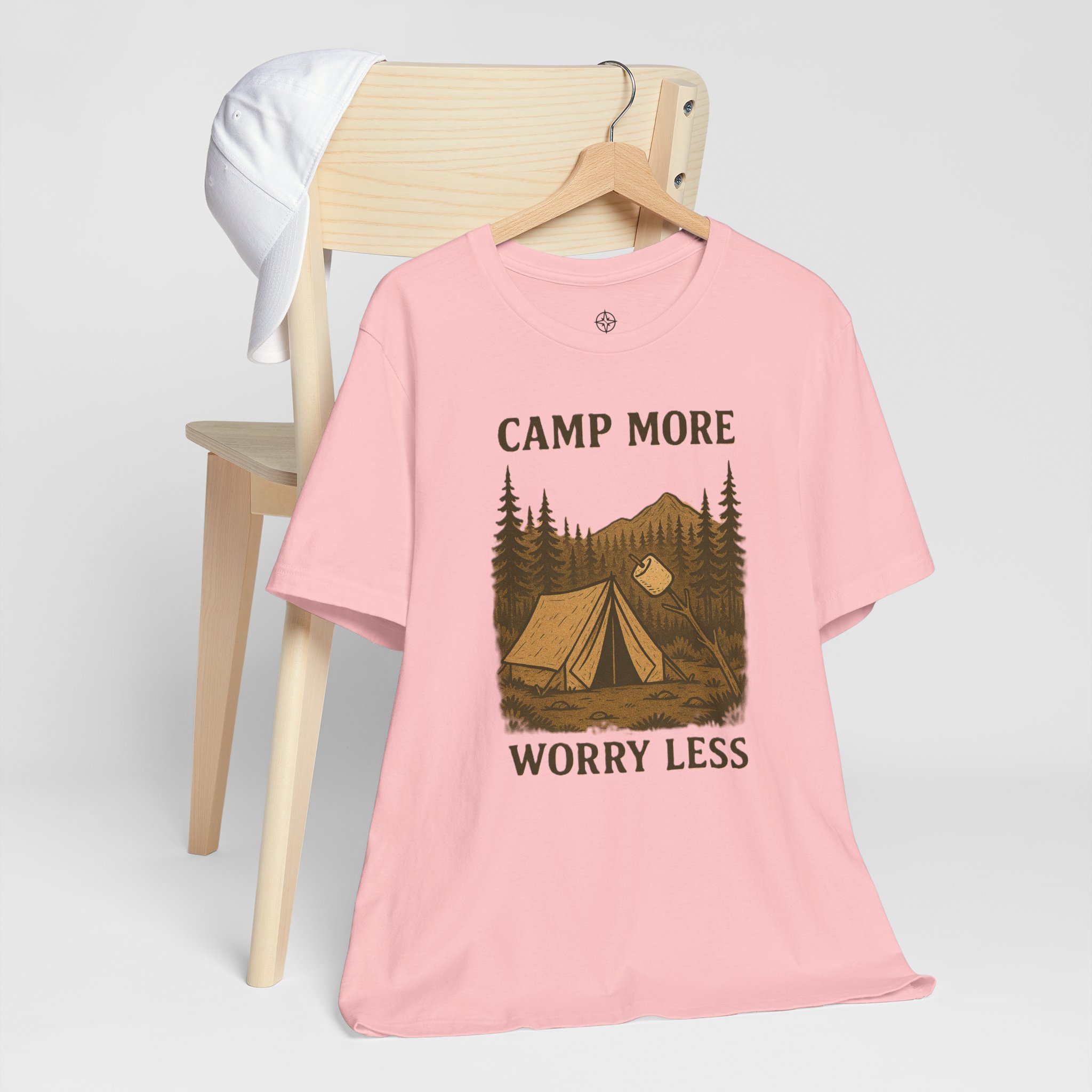 Adventure Inspired Tee - Camp More Worry Less - Destination Unknown - Image 101
