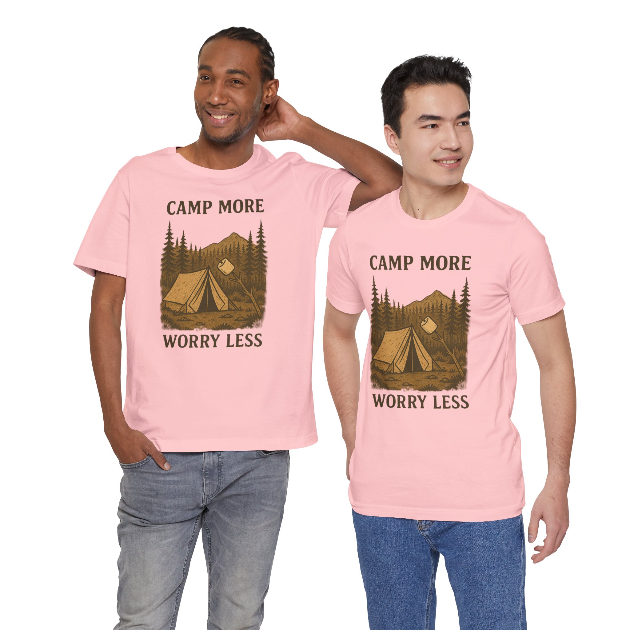 Adventure Inspired Tee - Camp More Worry Less - Destination Unknown - Image 104