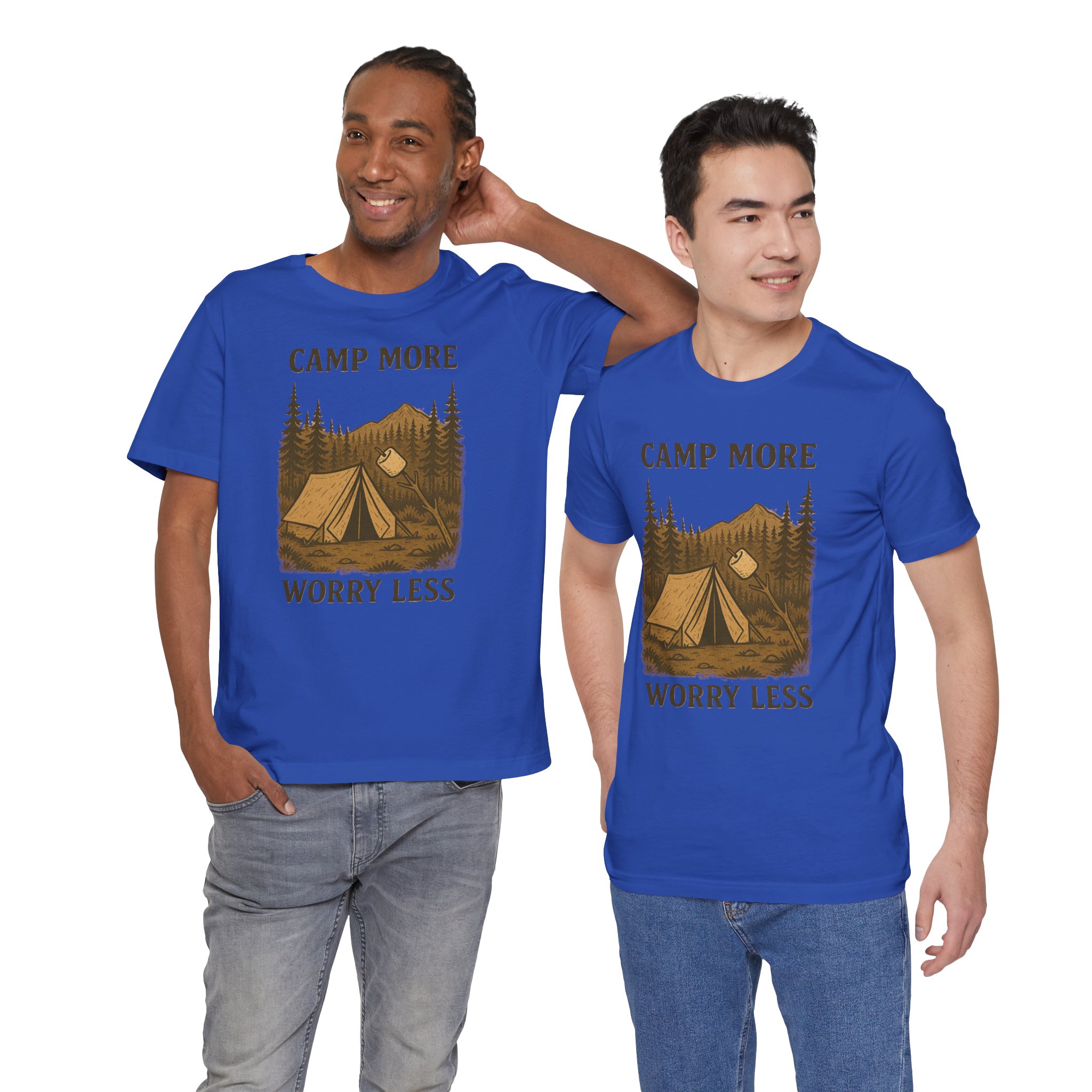 Adventure Inspired Tee - Camp More Worry Less - Destination Unknown - Image 80