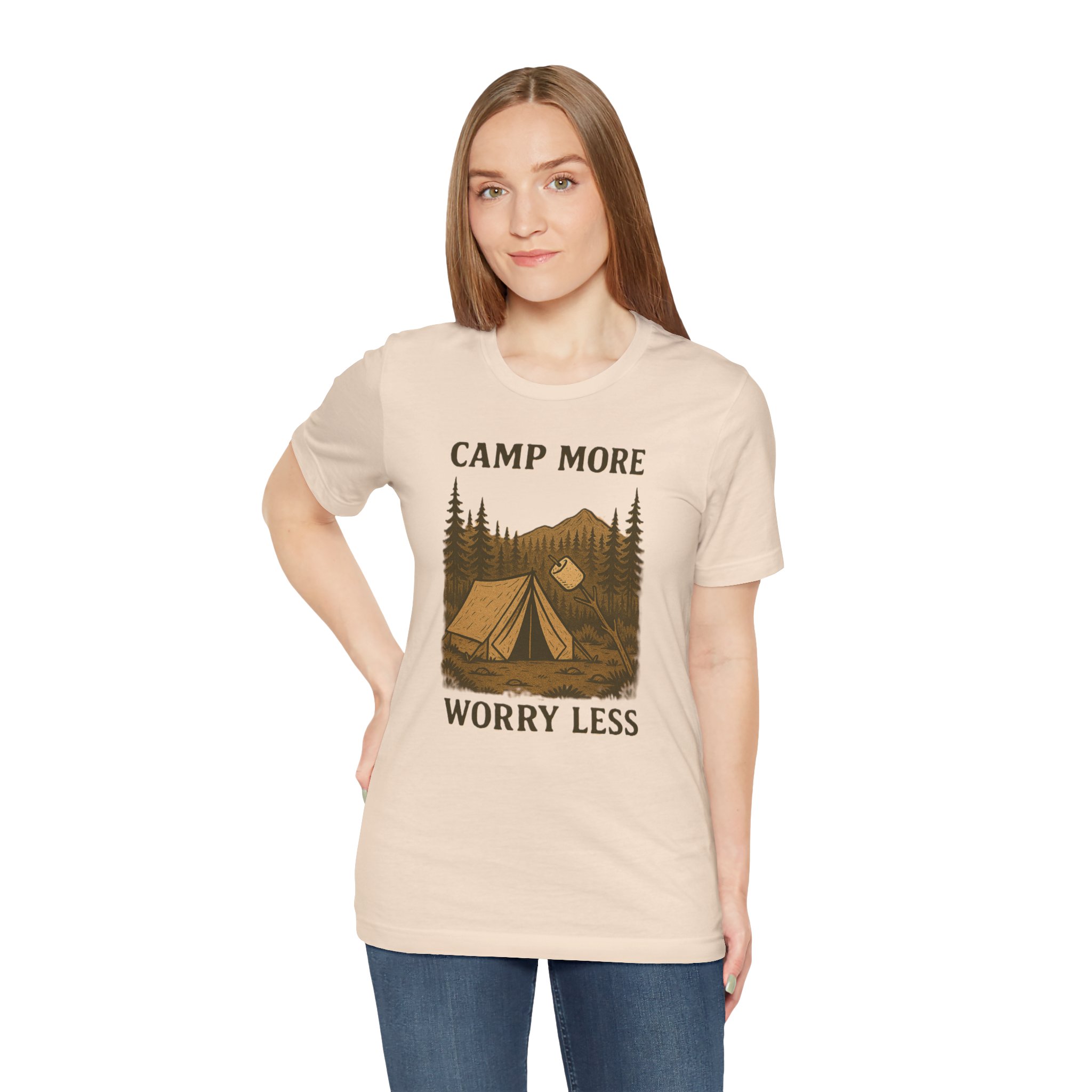 Adventure Inspired Tee - Camp More Worry Less - Destination Unknown - Image 38