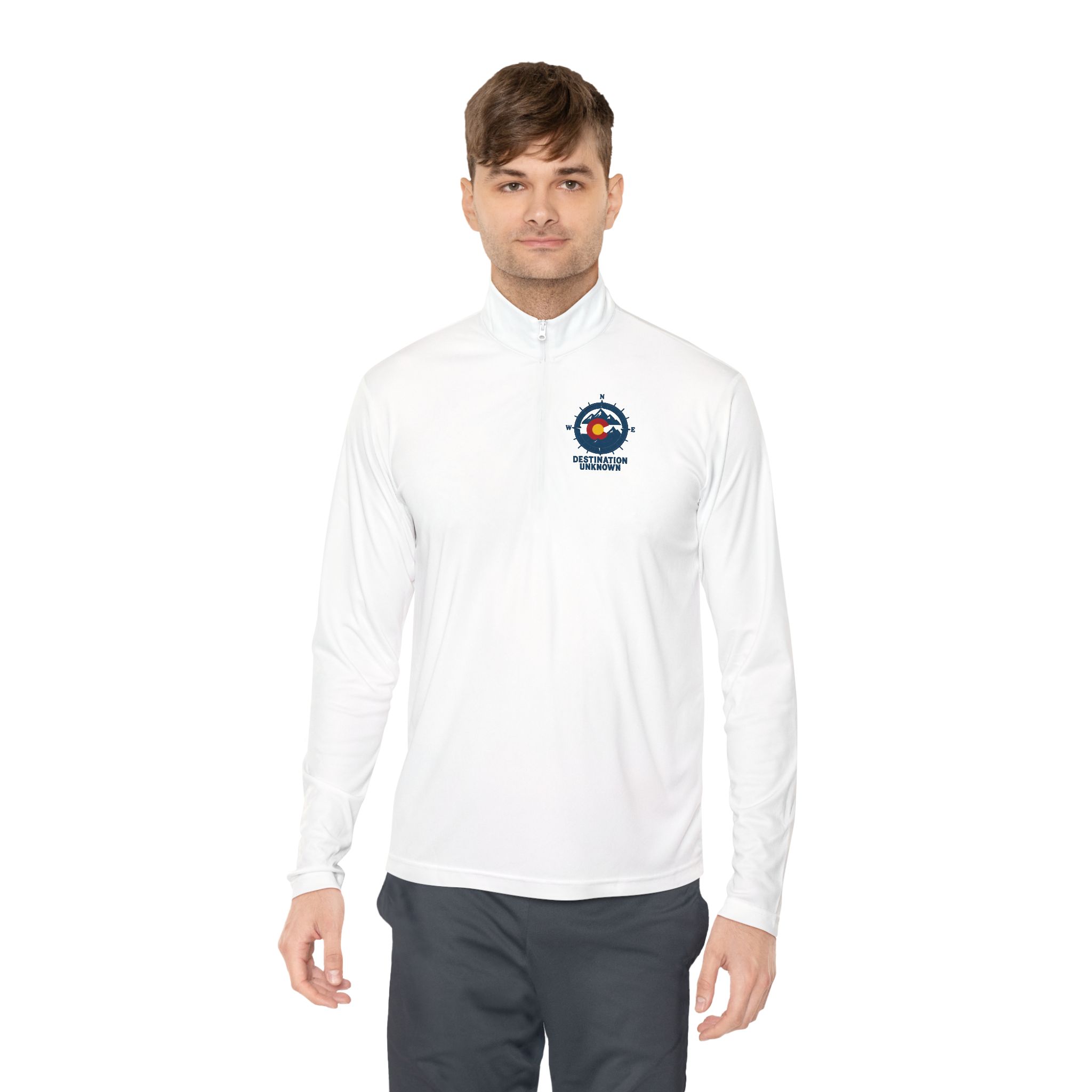Destination Unknown Colorado Compass Quarter-Zip Pullover - Adventure Collection - Image 5