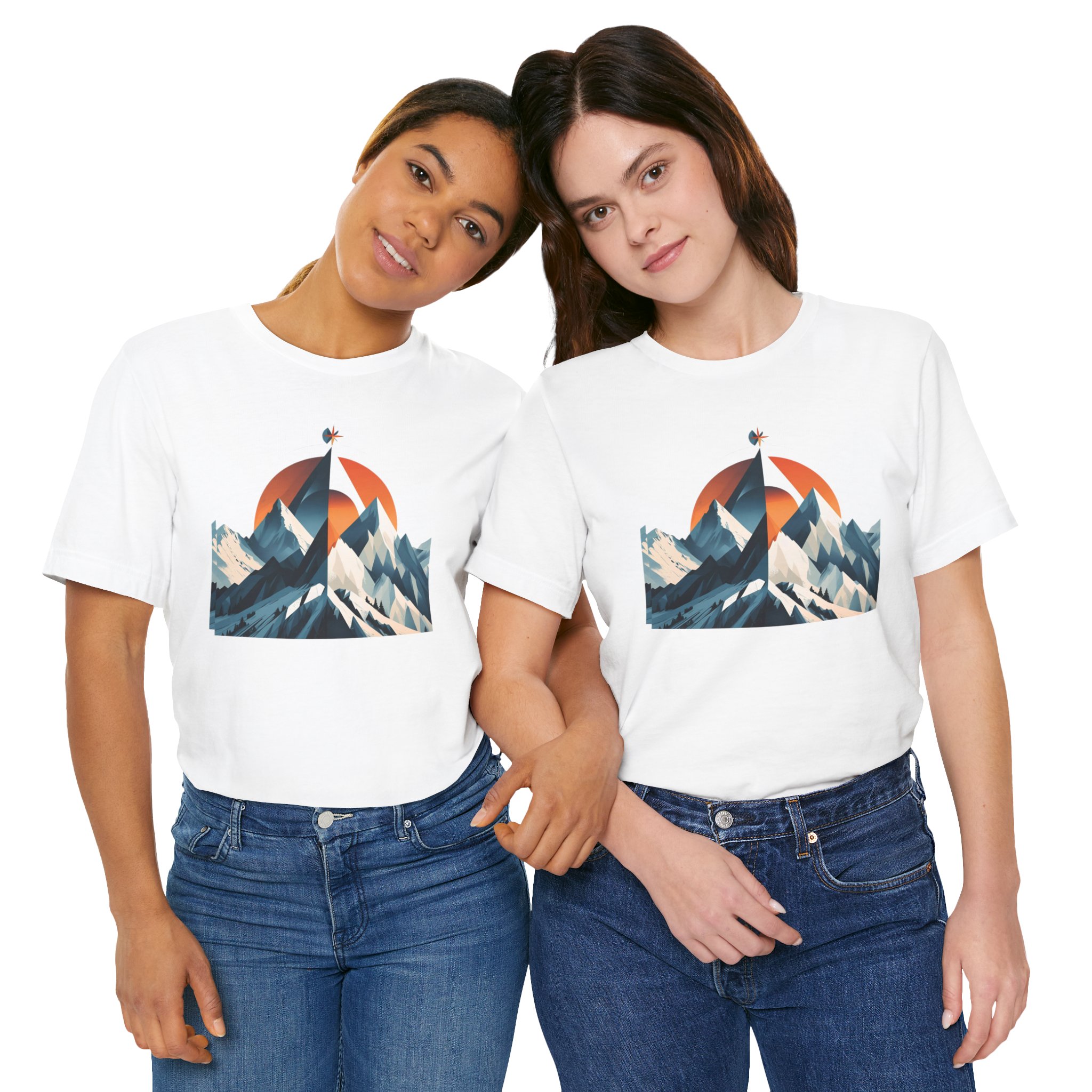 Mountain Compass Graphic Tee - Destination Unknown Tee - Image 16