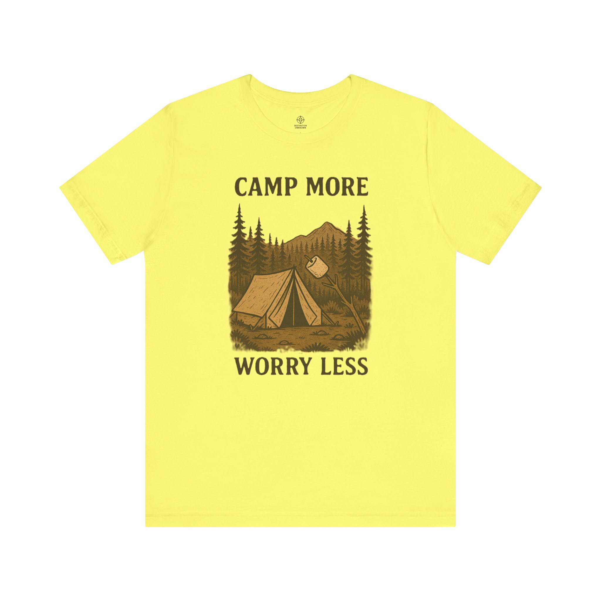 Adventure Inspired Tee - Camp More Worry Less - Destination Unknown - Image 41