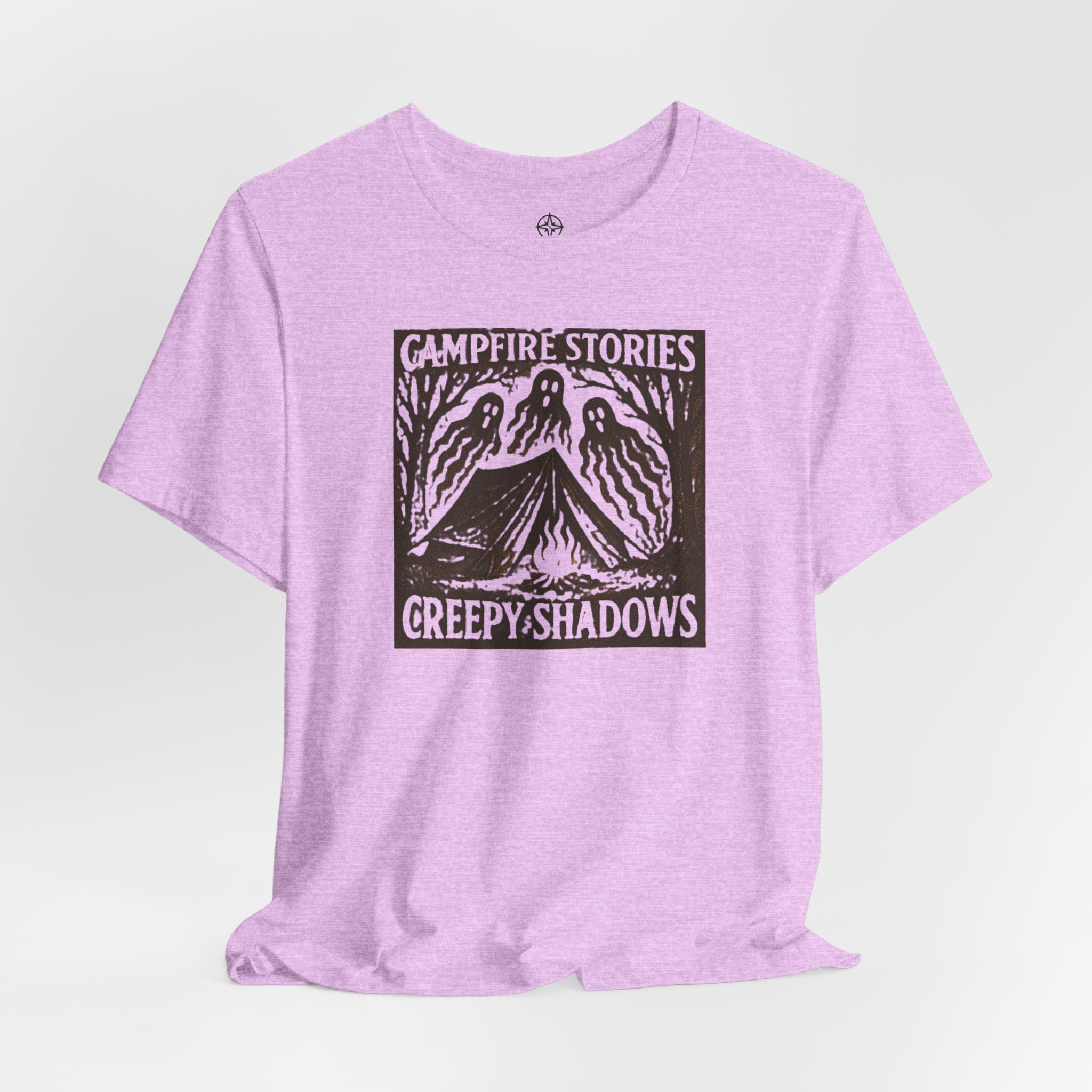 Halloween Graphic Tee Adventure - Campfire Stories Creepy Shadows - Destination Unknown - Image 51