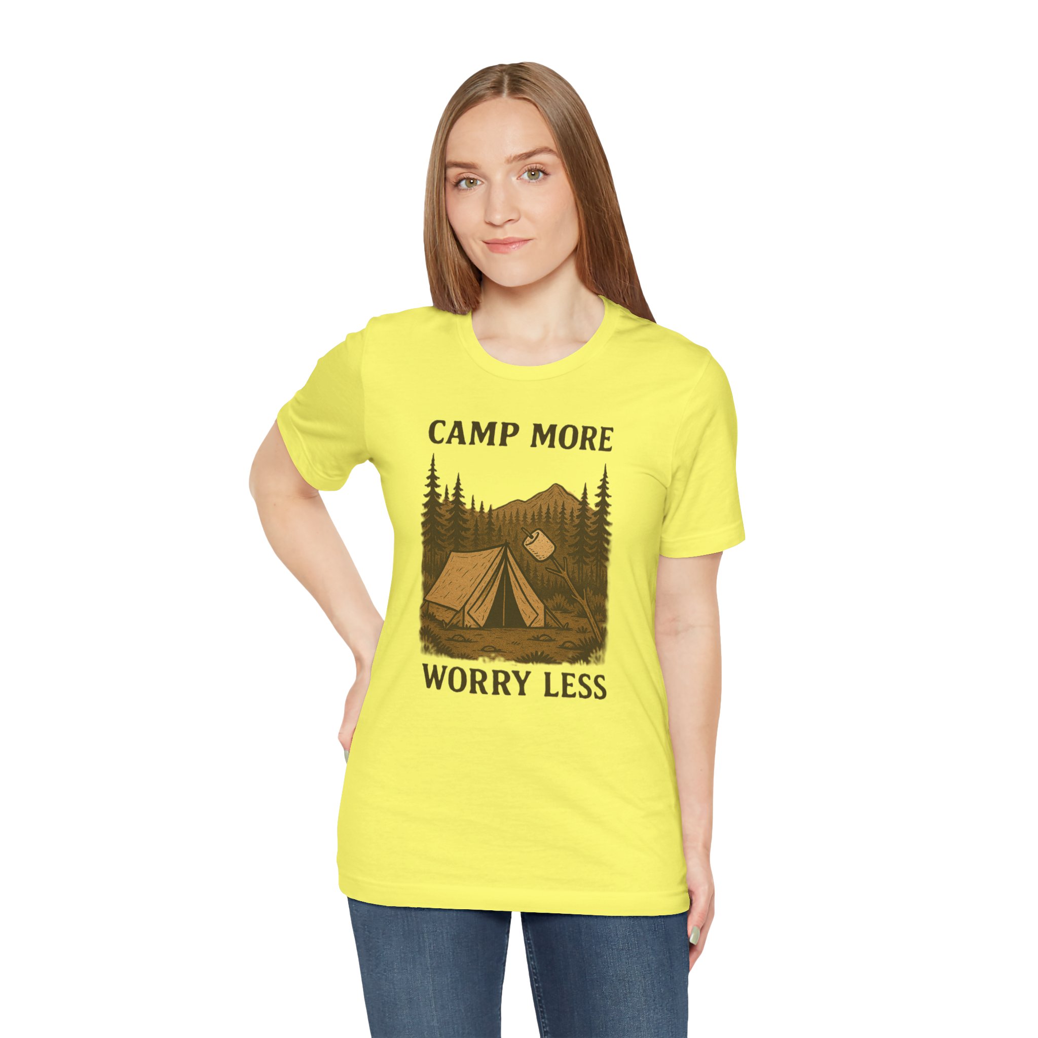 Adventure Inspired Tee - Camp More Worry Less - Destination Unknown - Image 46