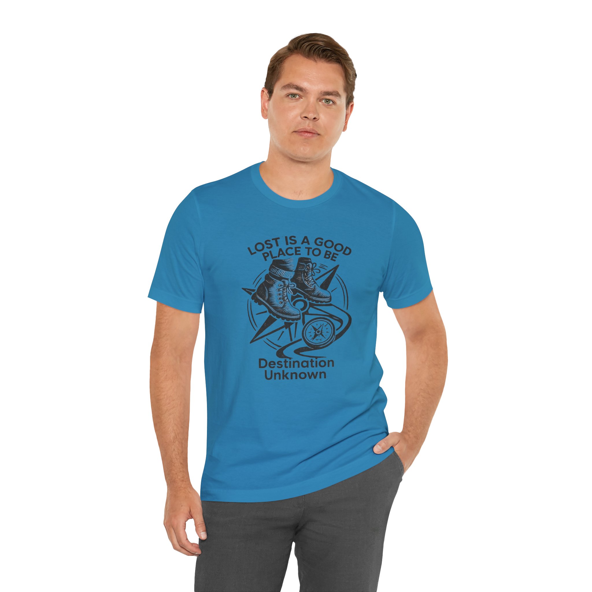 Adventure Inspired Tee - Lost Is a Good Place to Be - Destination Unknown - Image 28