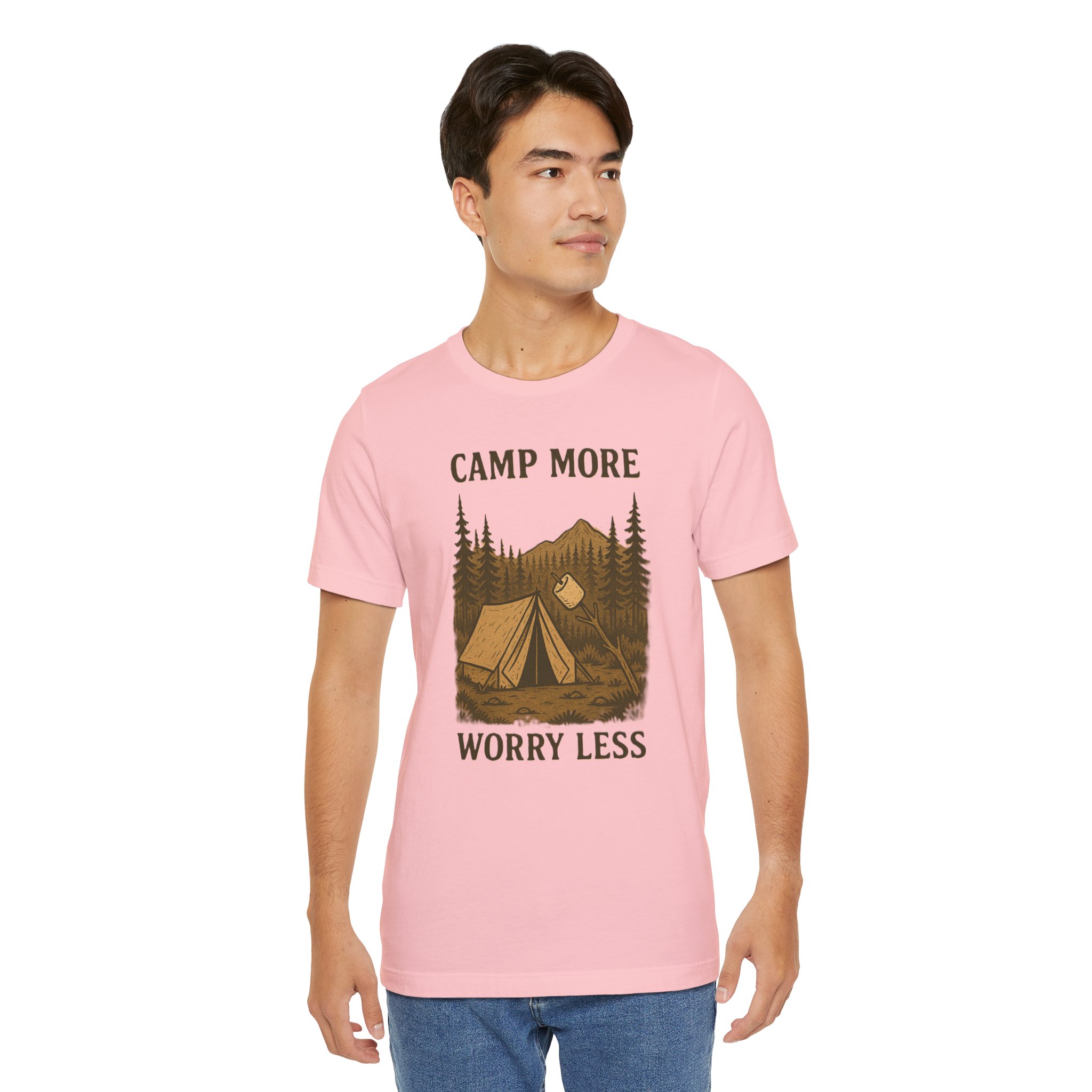 Adventure Inspired Tee - Camp More Worry Less - Destination Unknown - Image 103