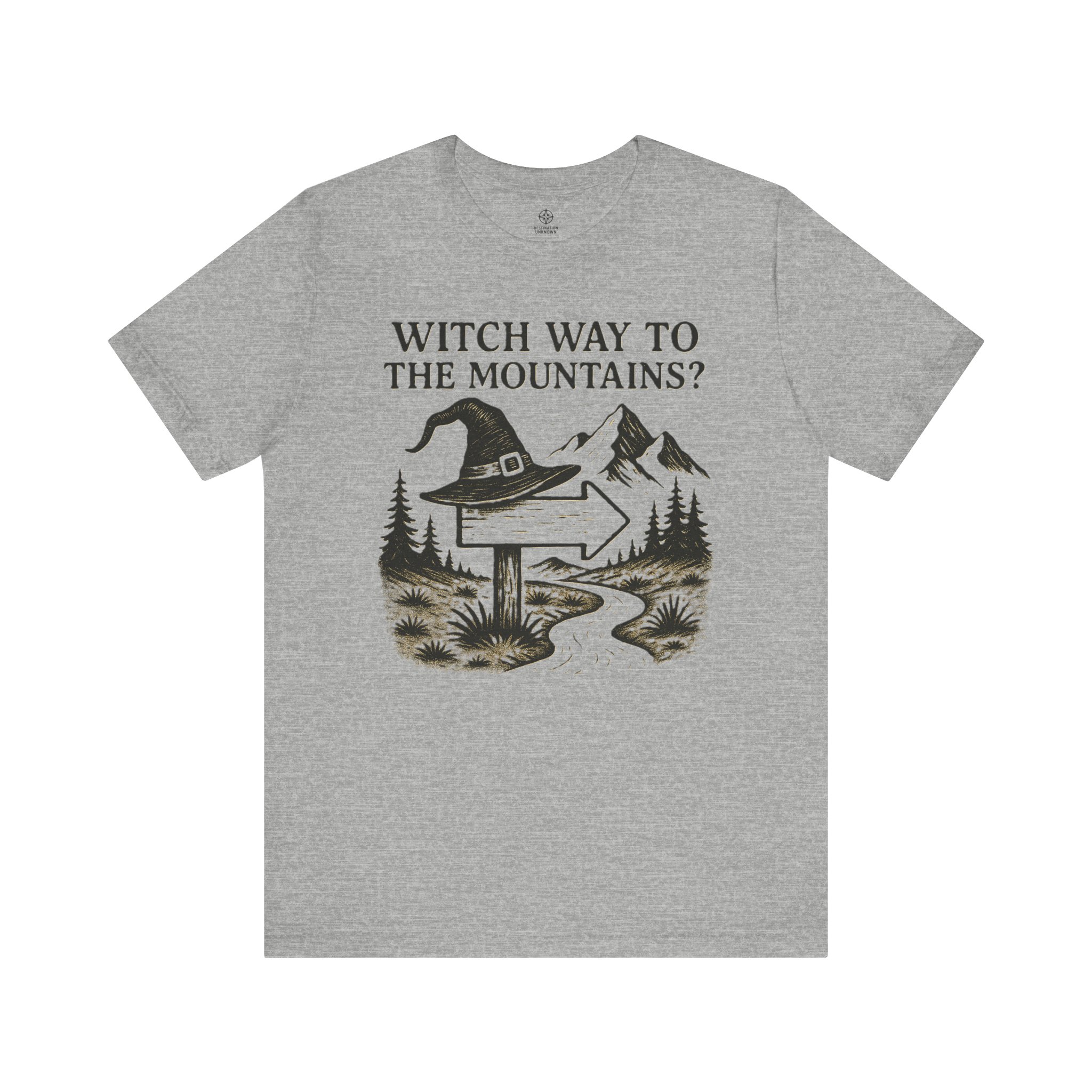 Halloween Graphic Tee Adventure - Witch Way to the Mountains - Destination Unknown - Image 46