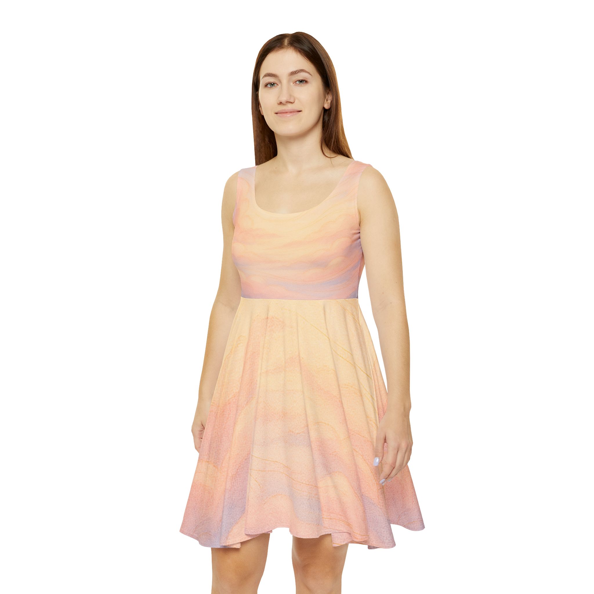 Above the Clouds Skater Dress - Lost Horizons Collection - Destination Unknown - Image 4