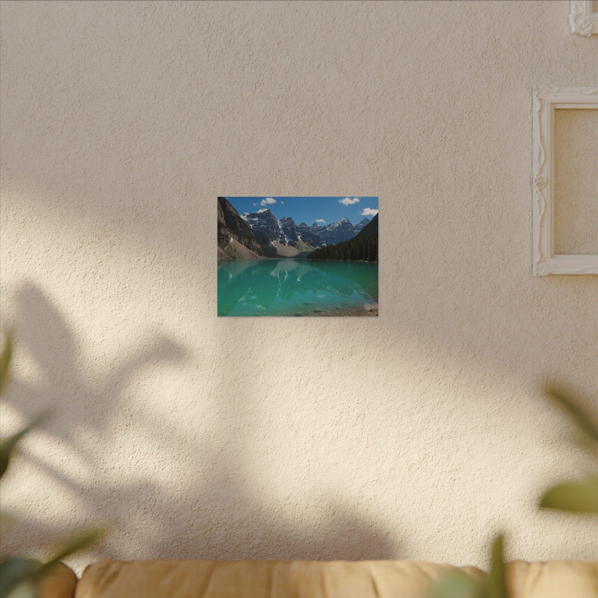 Color Landscape Canvas Print - Rocky Mountain National Park Mountain Lake - Image 3