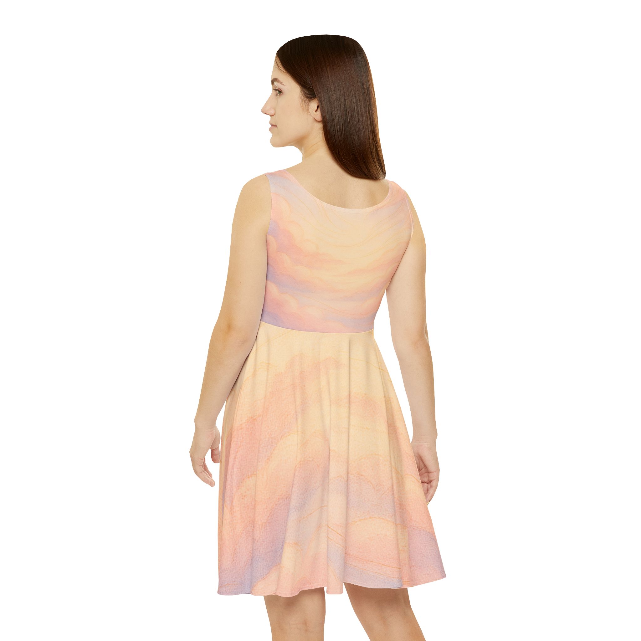 Above the Clouds Skater Dress - Lost Horizons Collection - Destination Unknown - Image 5