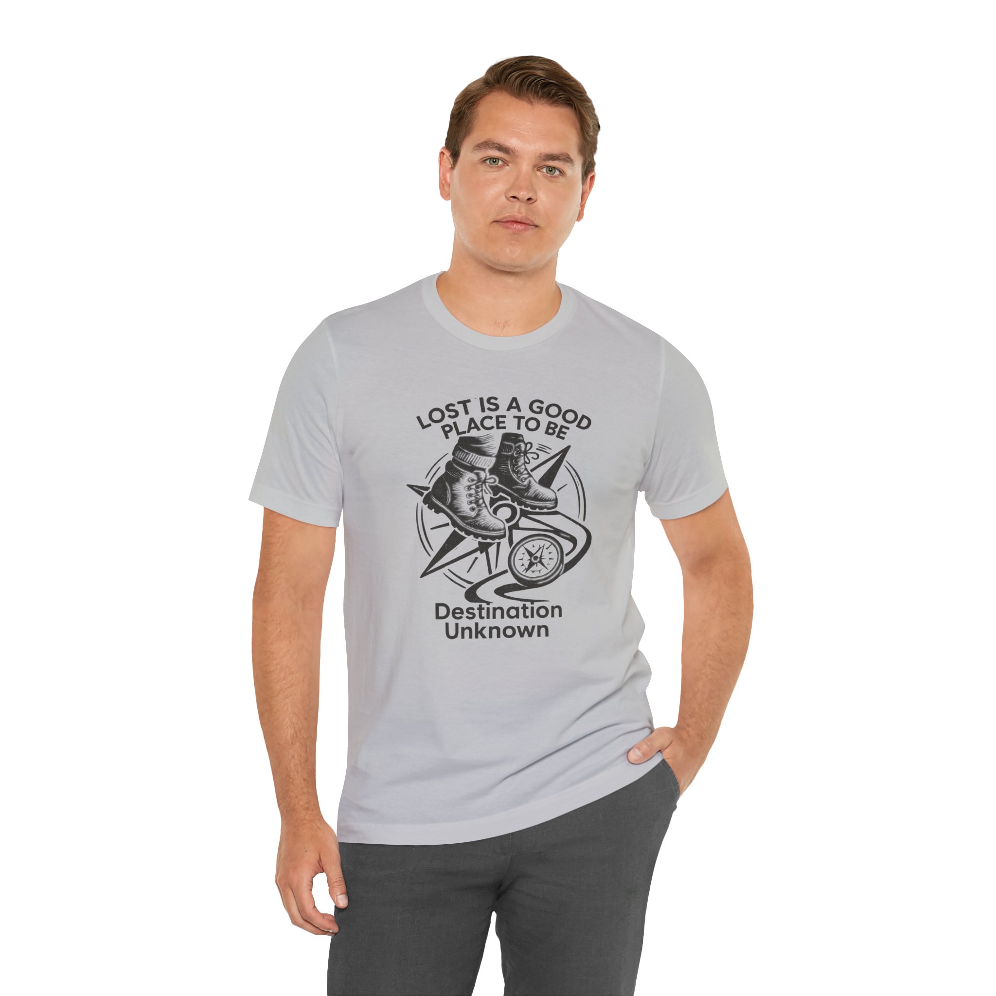 Adventure Inspired Tee - Lost Is a Good Place to Be - Destination Unknown - Image 70