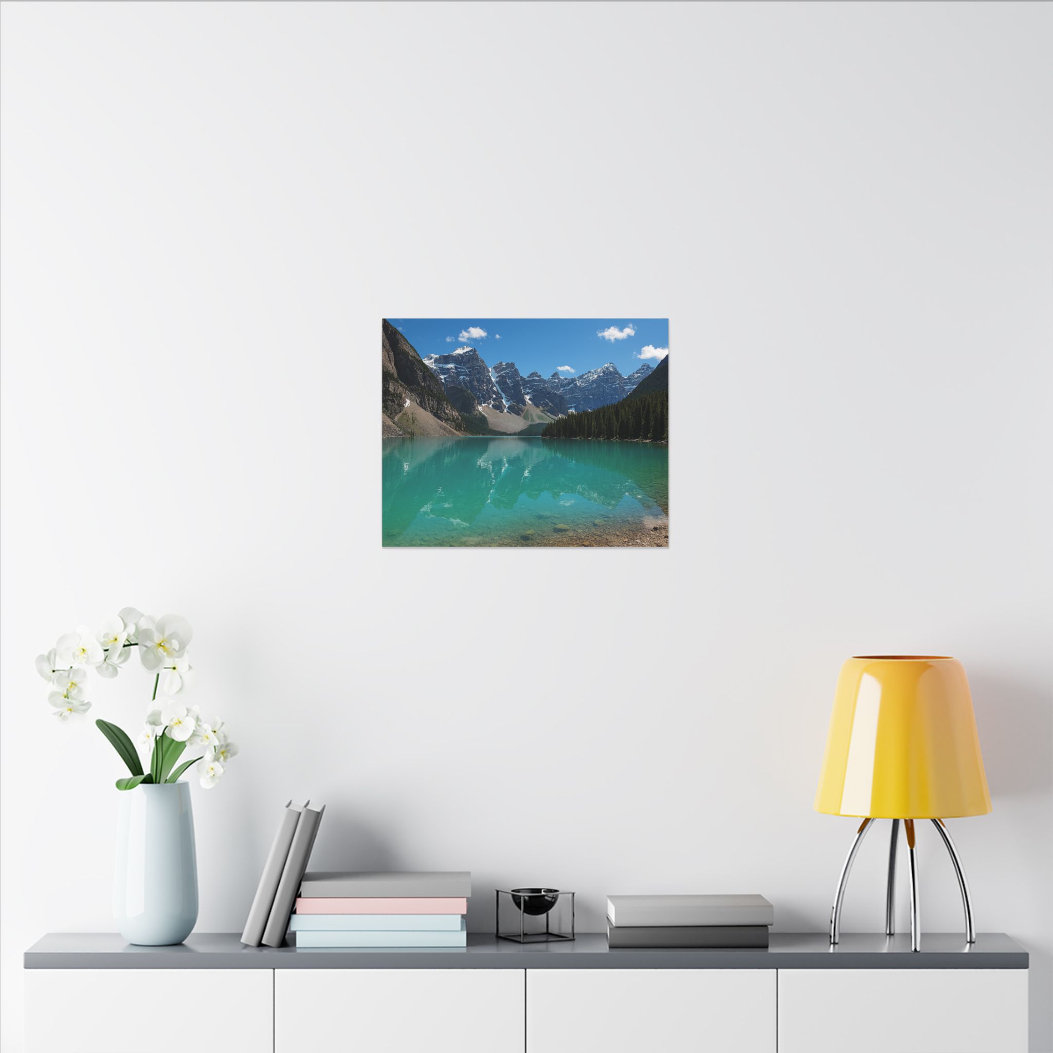 Color Landscape Canvas Print - Rocky Mountain National Park Mountain Lake - Image 12