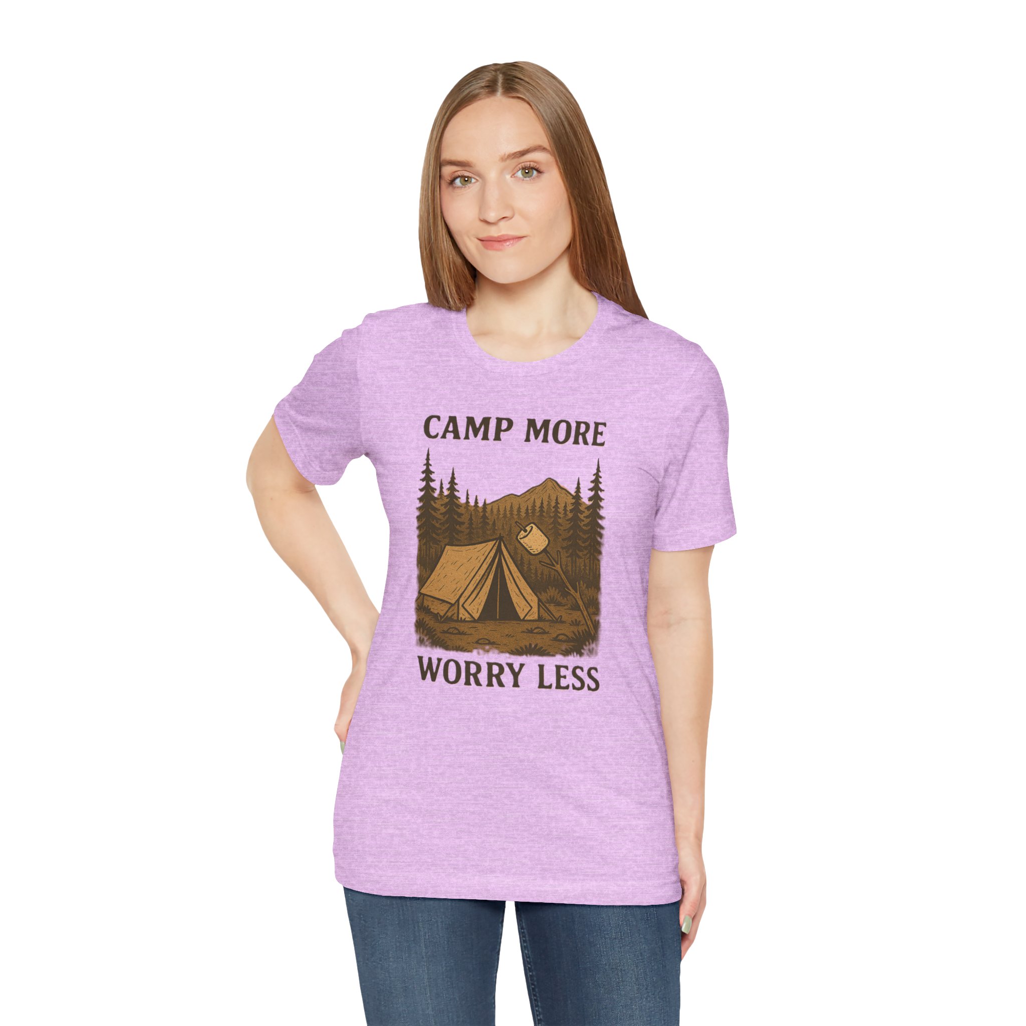 Adventure Inspired Tee - Camp More Worry Less - Destination Unknown - Image 94