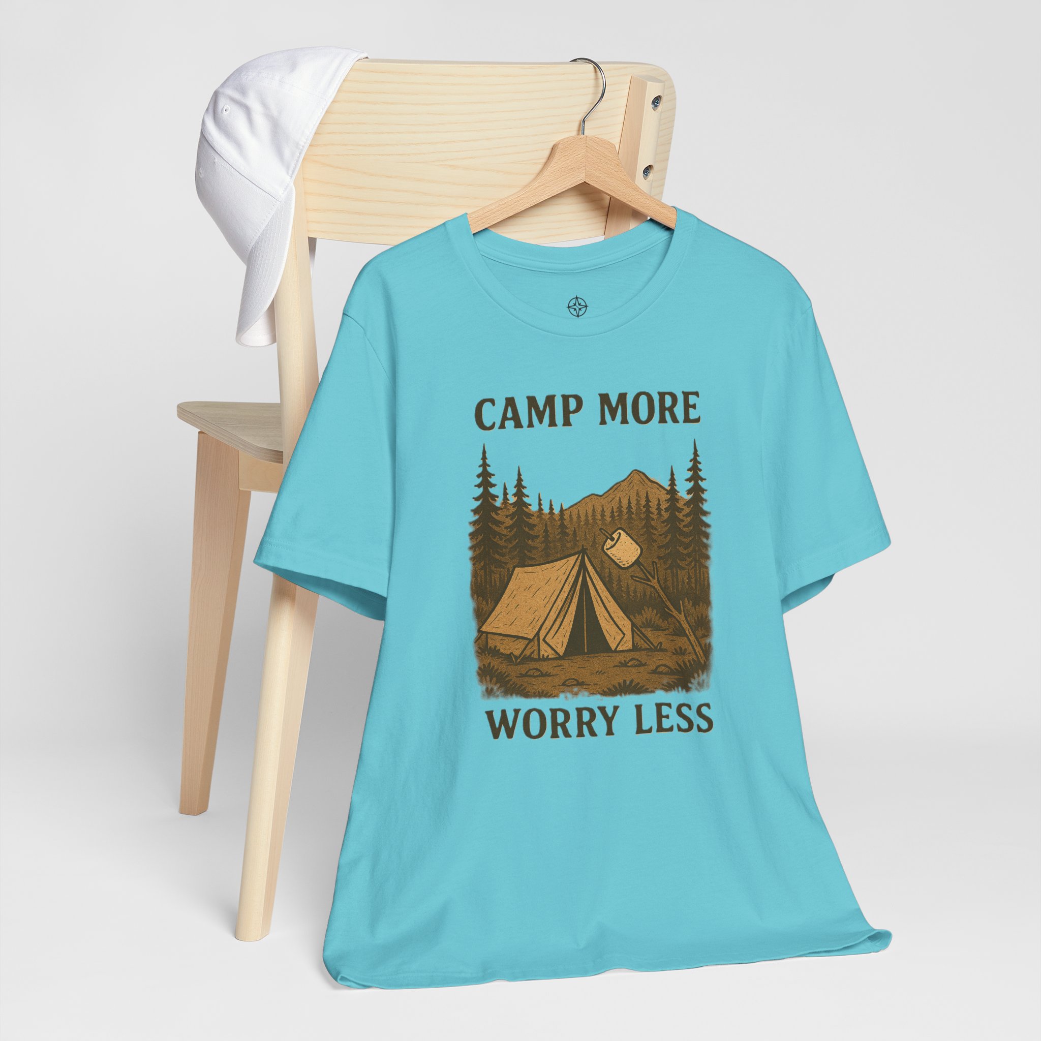 Adventure Inspired Tee - Camp More Worry Less - Destination Unknown - Image 69