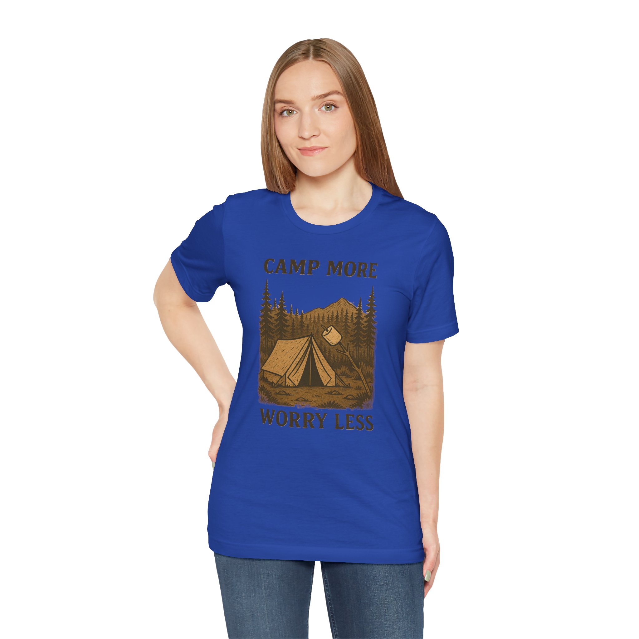 Adventure Inspired Tee - Camp More Worry Less - Destination Unknown - Image 78