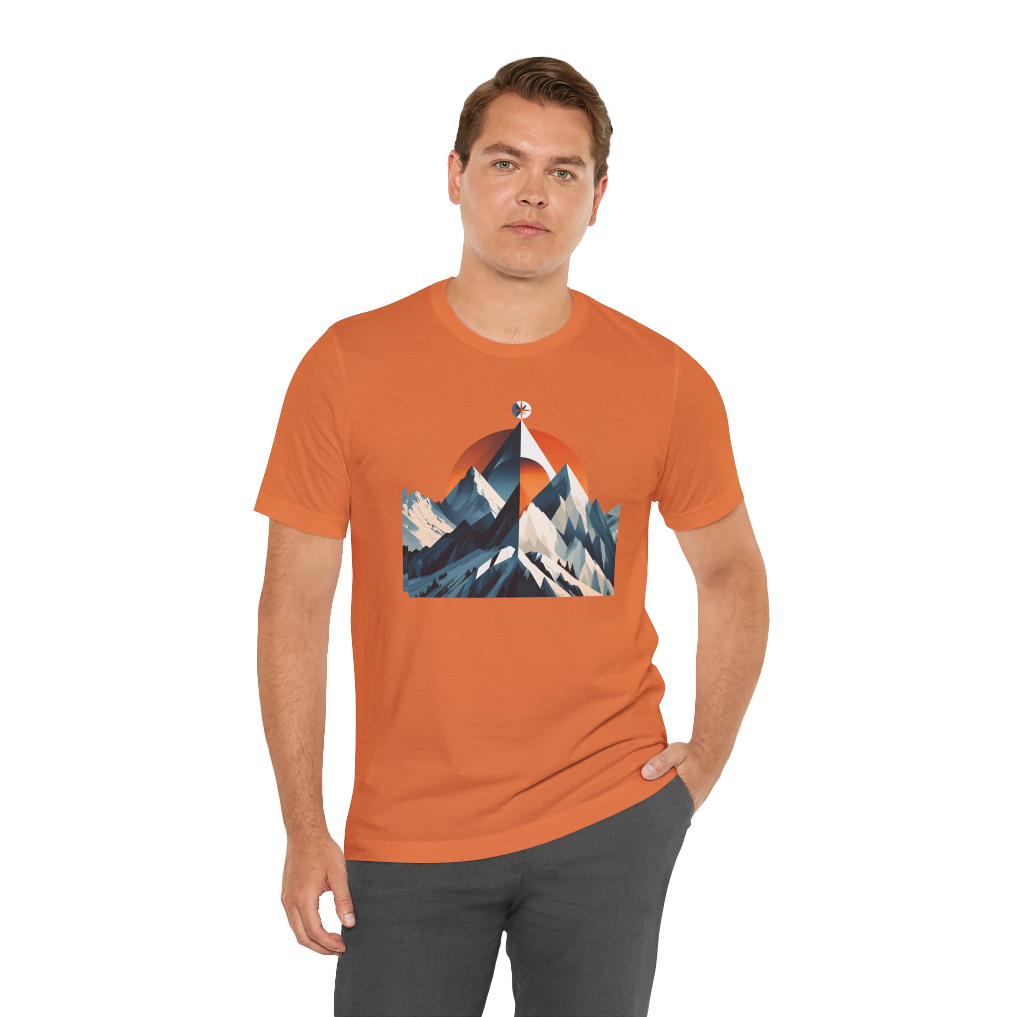 Mountain Compass Graphic Tee - Destination Unknown Tee - Image 39