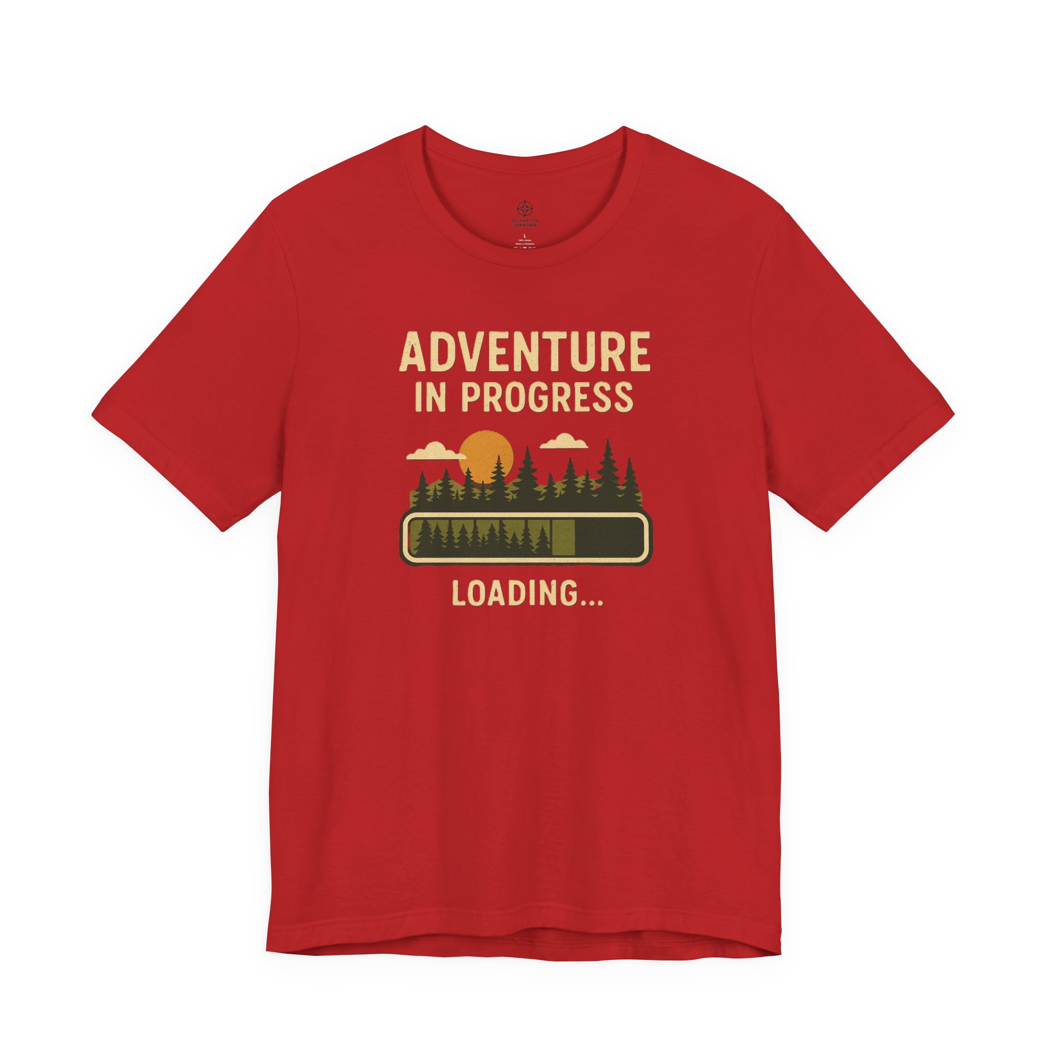 Adventure Inspired Tee - Adventure in Progress - Destination Unknown - Image 4