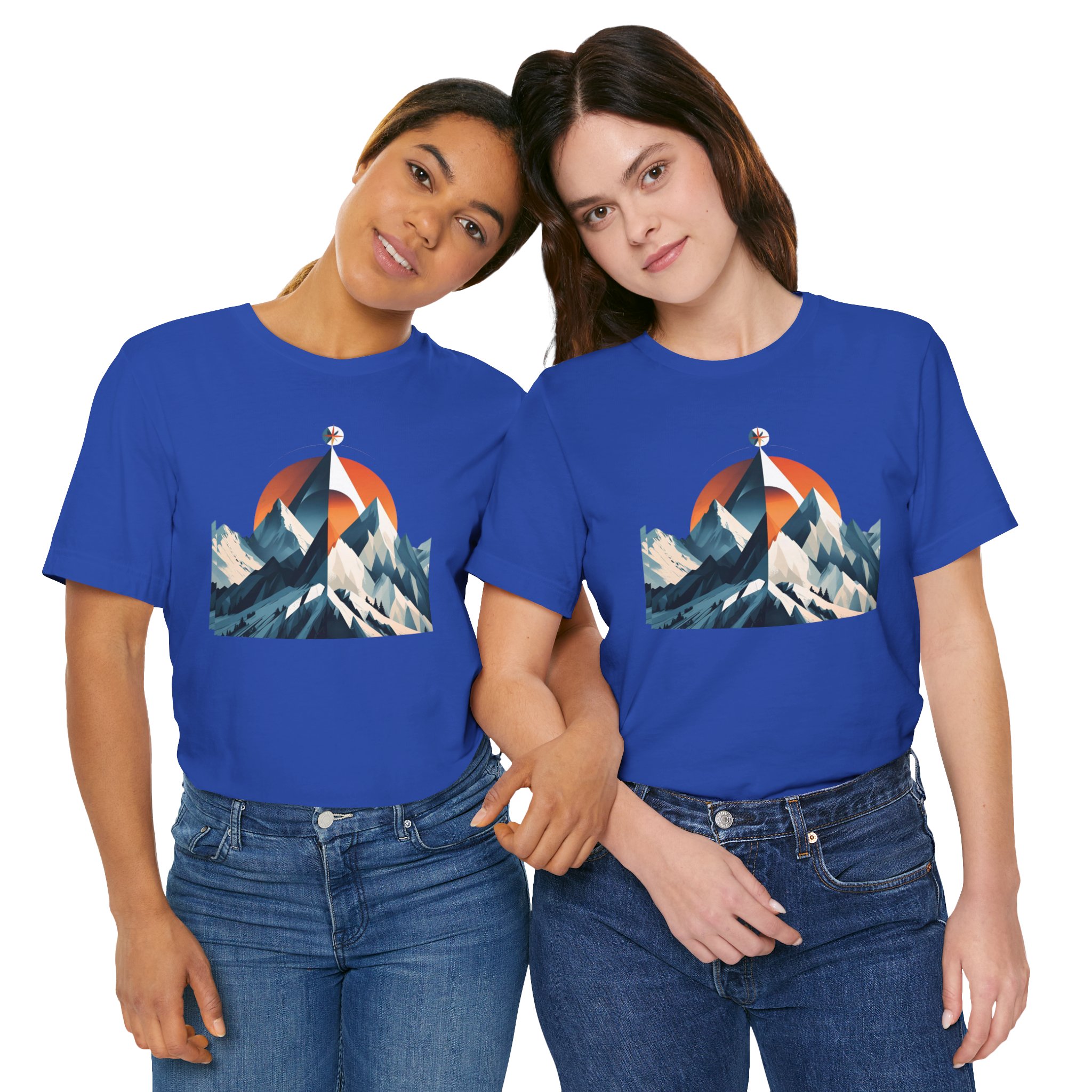 Mountain Compass Graphic Tee - Destination Unknown Tee - Image 48
