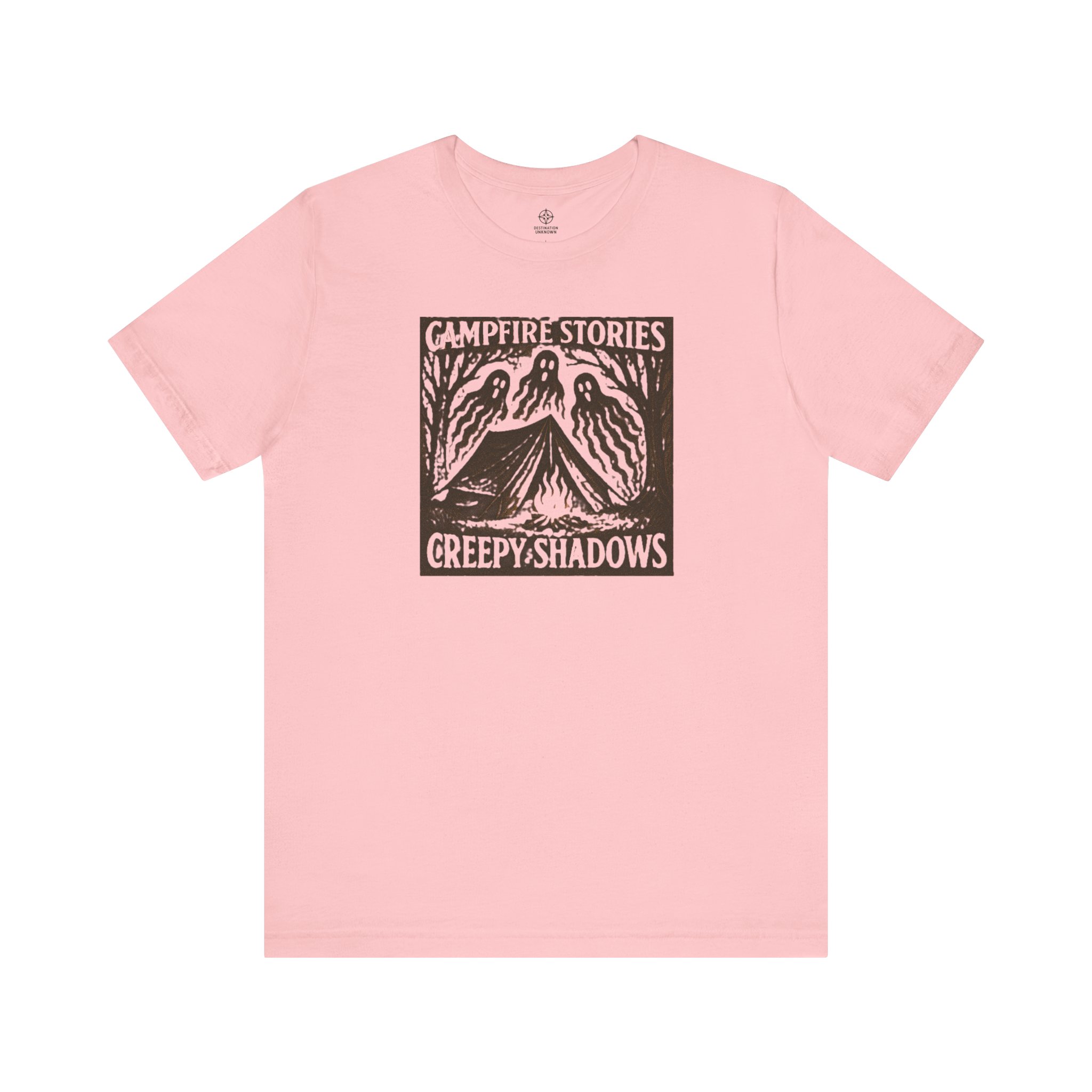 Halloween Graphic Tee Adventure - Campfire Stories Creepy Shadows - Destination Unknown - Image 55