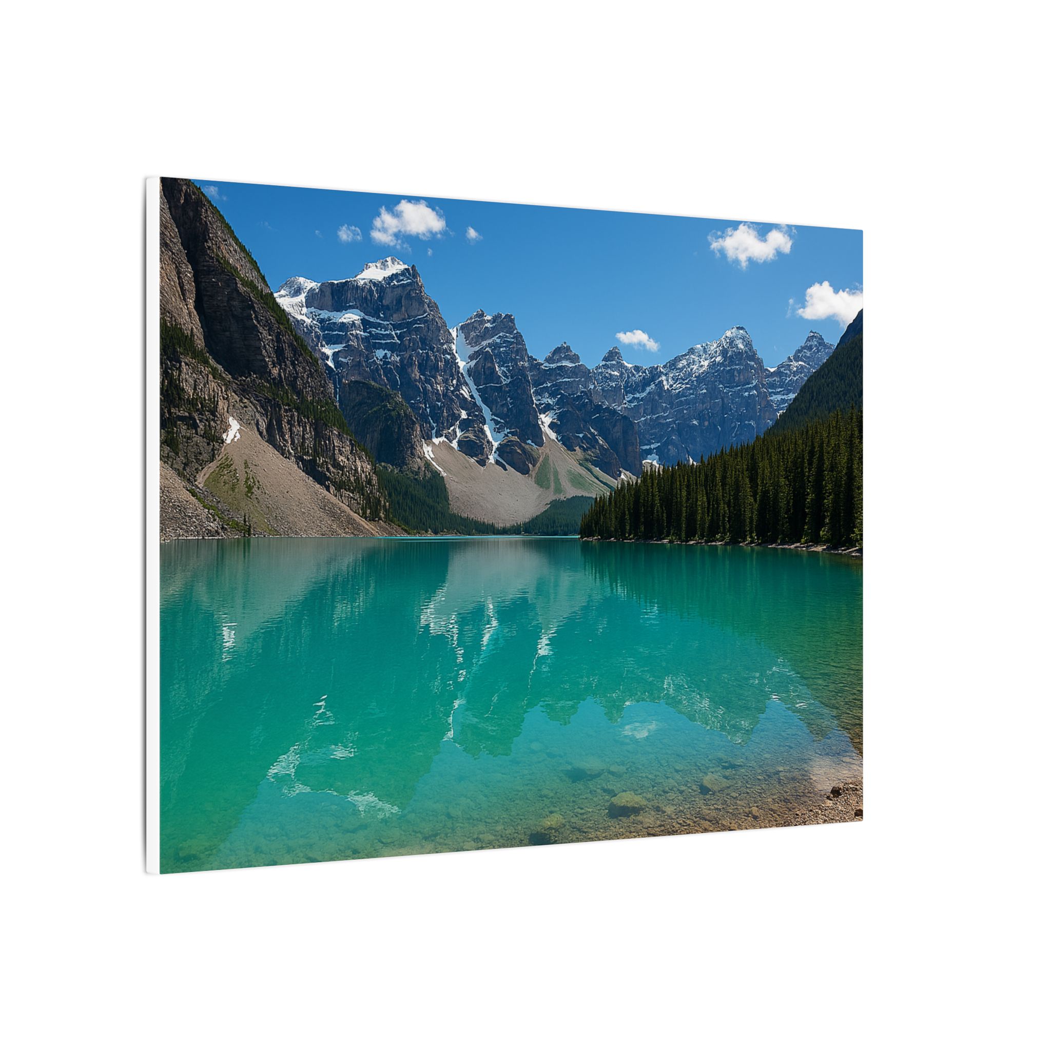 Color Landscape Canvas Print - Rocky Mountain National Park Mountain Lake - Image 14