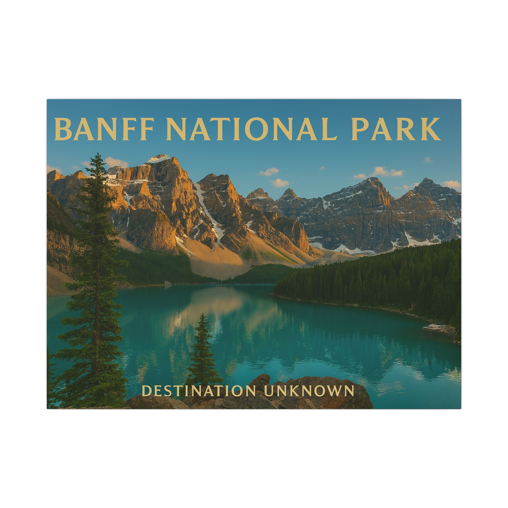 Reflections of Banff - Alpine Serenity Canvas Art - Wanderlust Landscapes Series - Image 13