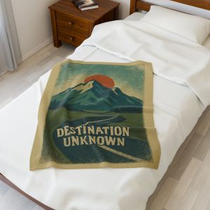 Destination Unknown Plush Blanket | Cozy Throw