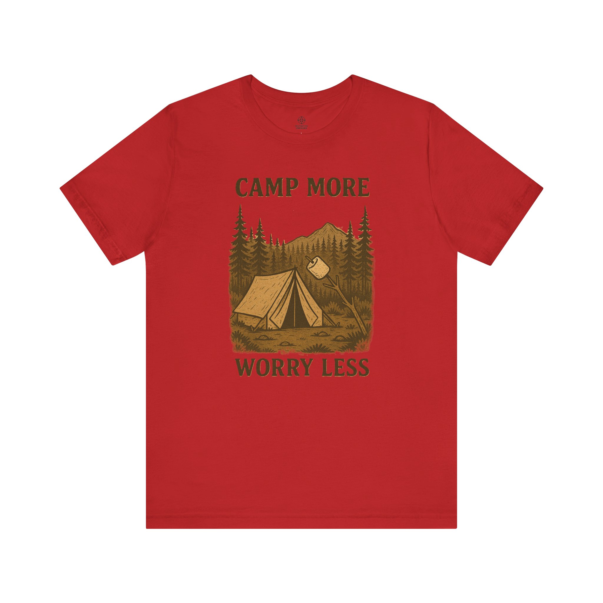 Adventure Inspired Tee - Camp More Worry Less - Destination Unknown - Image 105