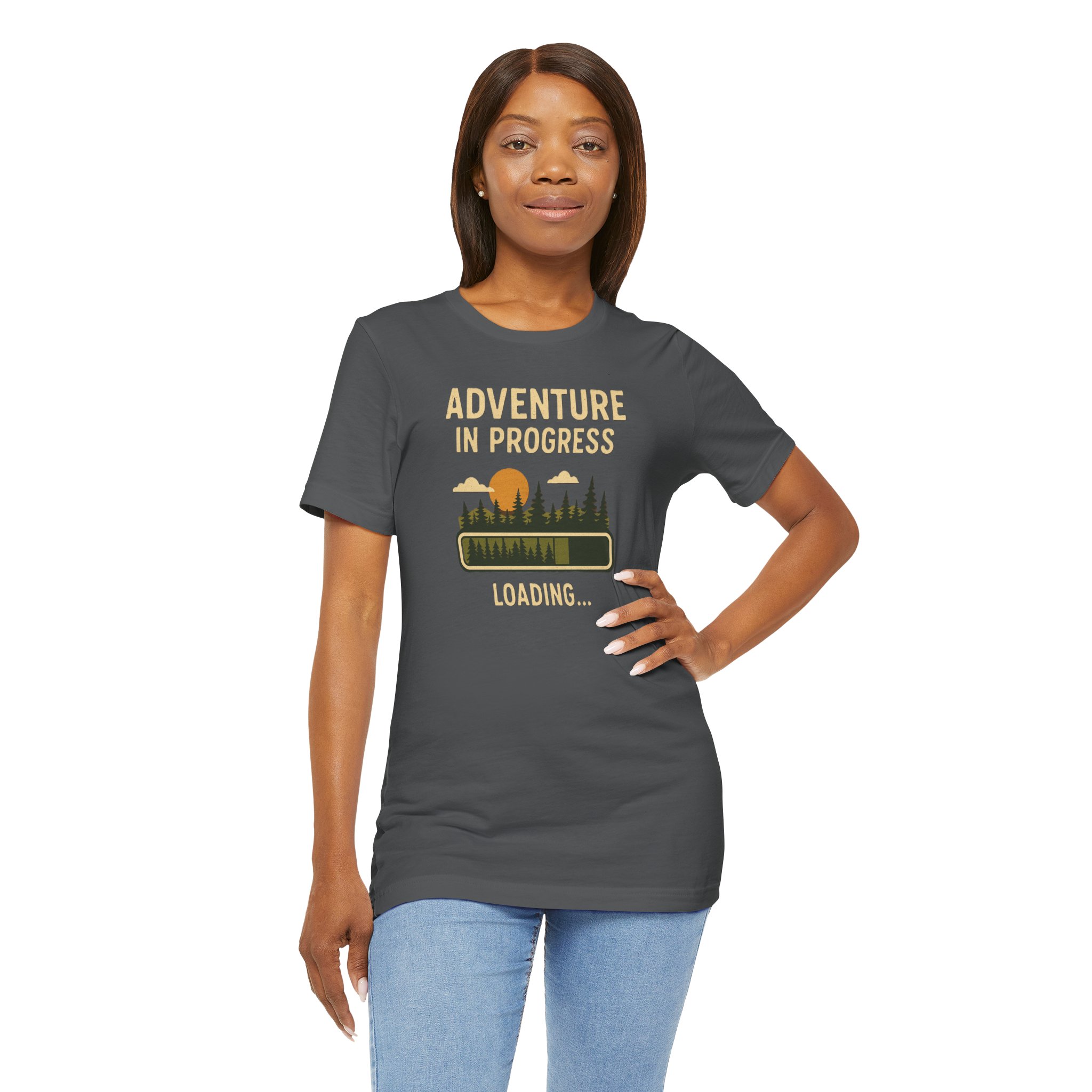 Adventure Inspired Tee - Adventure in Progress - Destination Unknown - Image 82