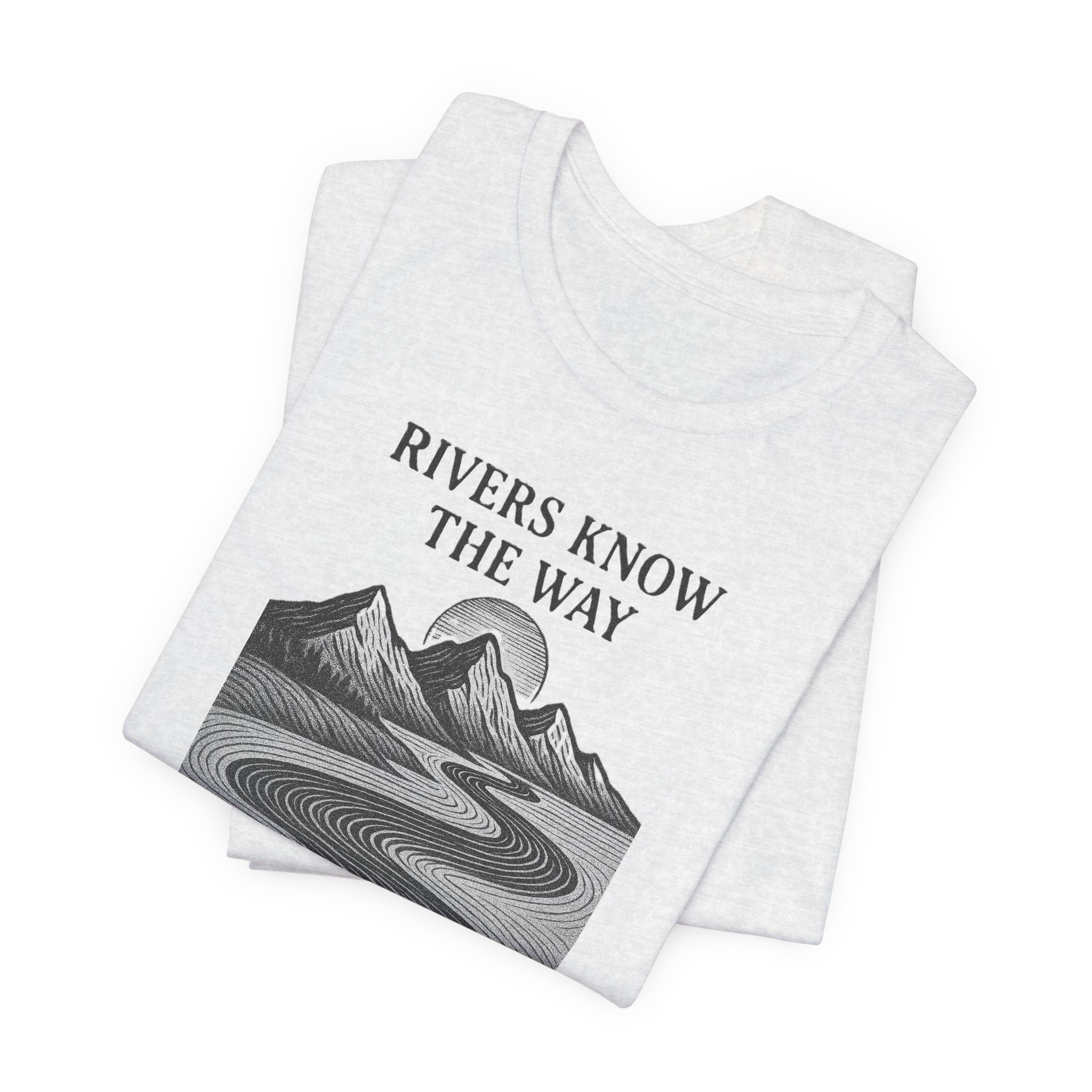 Adventure Inspired Tee - Rivers Know the Way - Destination Unknown - Image 6