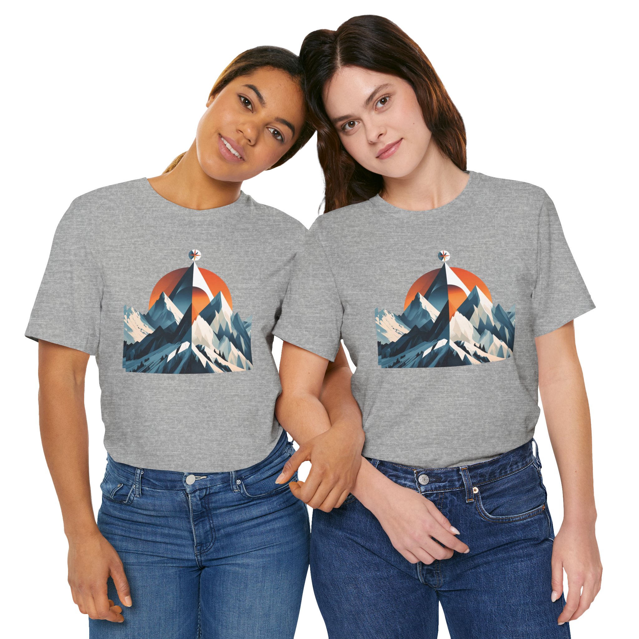 Mountain Compass Graphic Tee - Destination Unknown Tee - Image 8