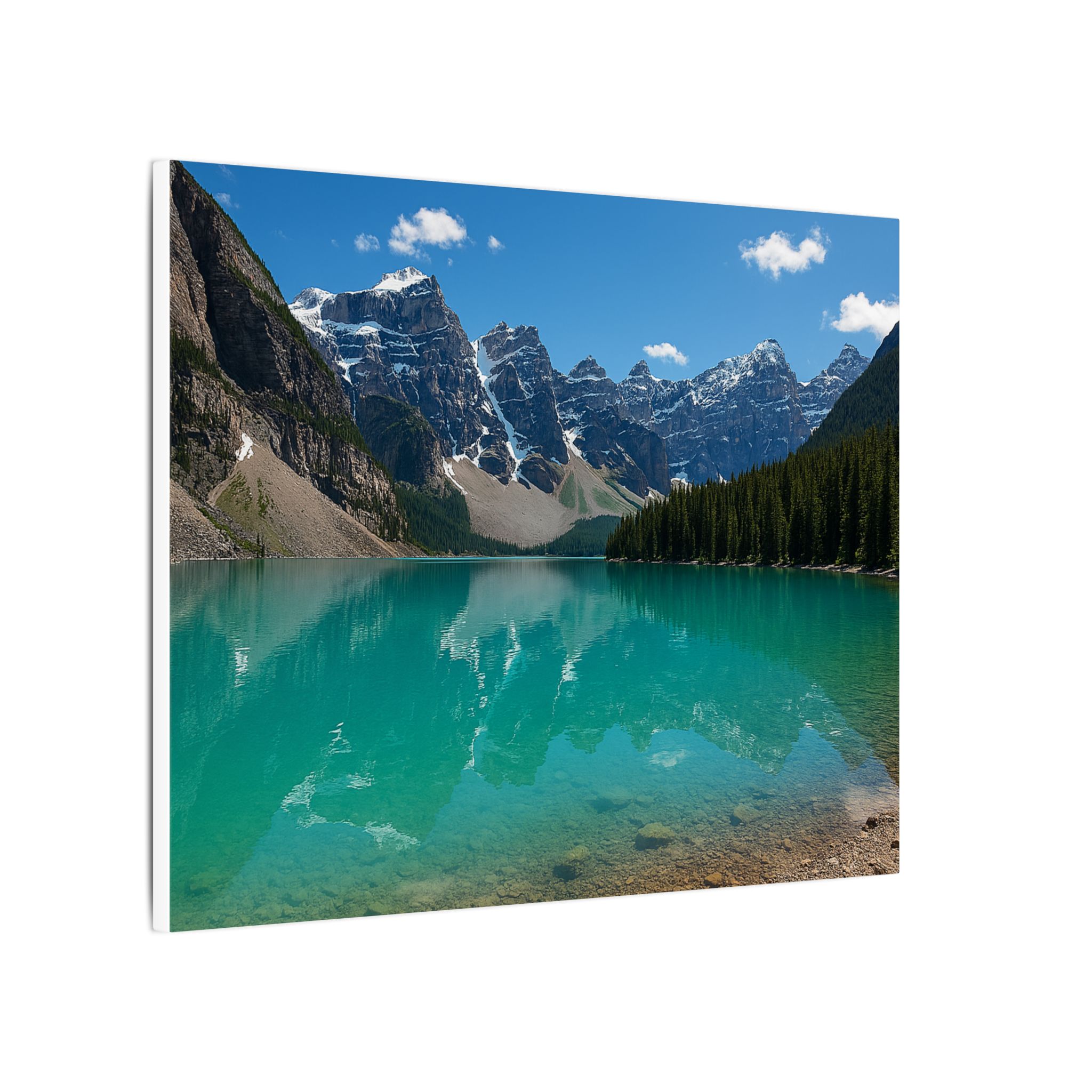 Color Landscape Canvas Print - Rocky Mountain National Park Mountain Lake - Image 10