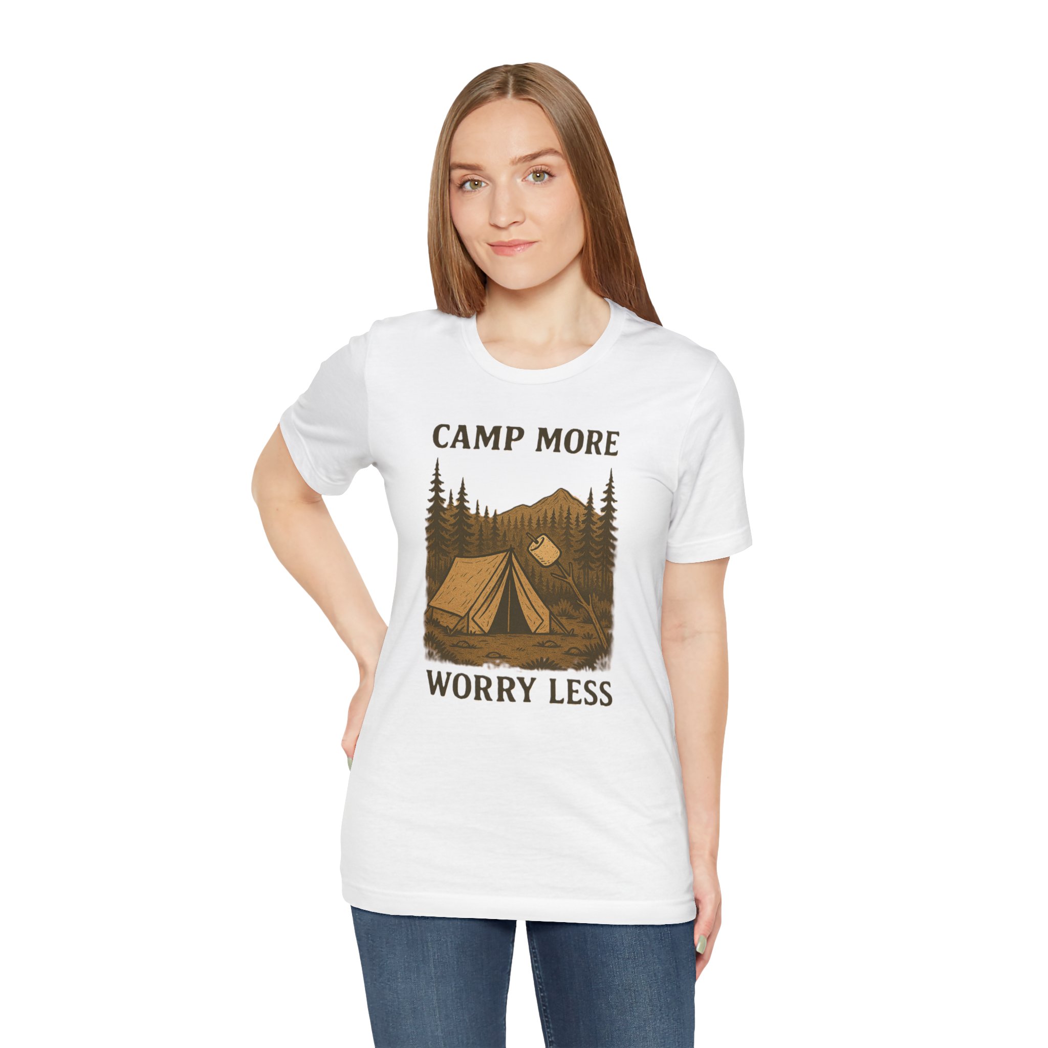 Adventure Inspired Tee - Camp More Worry Less - Destination Unknown - Image 14