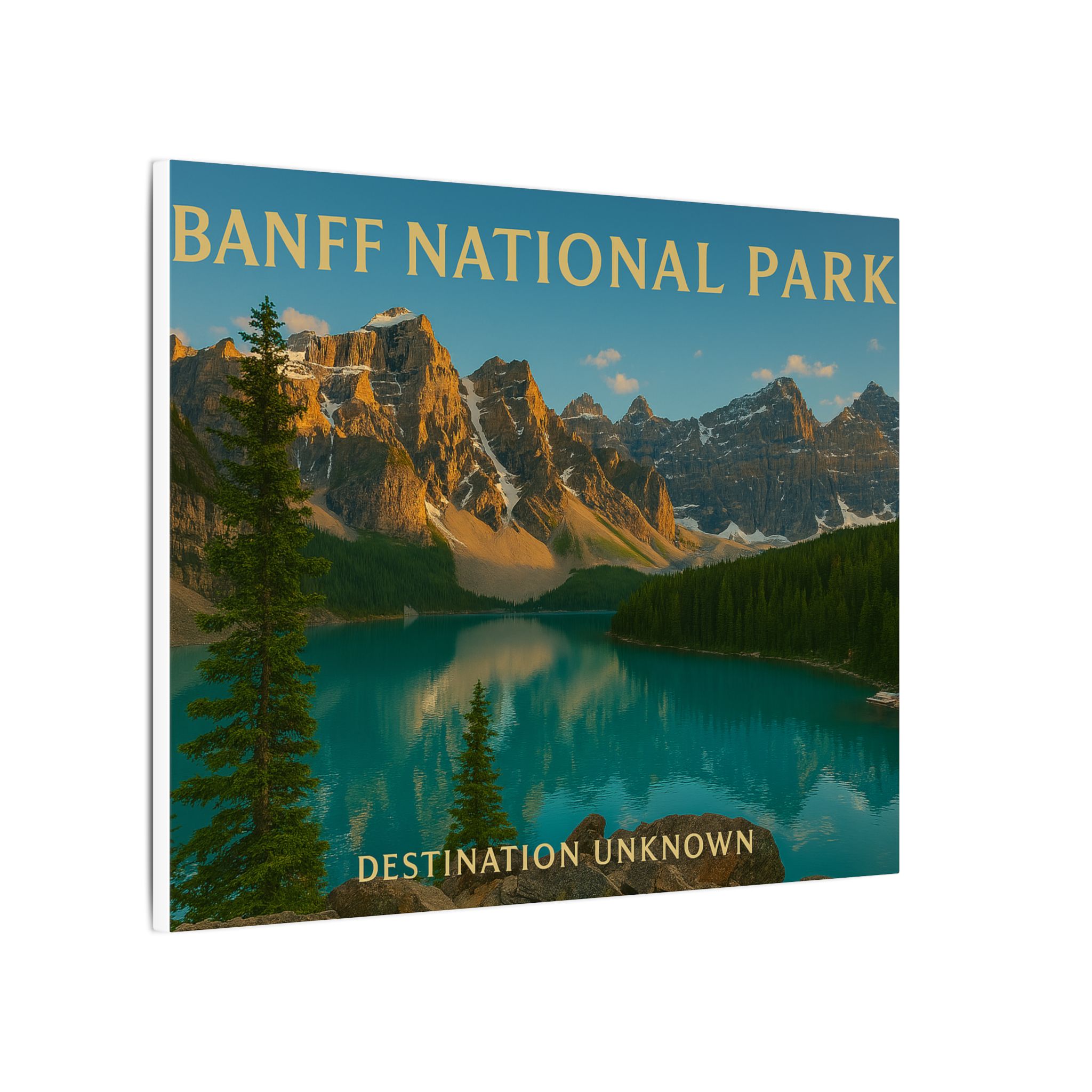 Reflections of Banff - Alpine Serenity Canvas Art - Wanderlust Landscapes Series - Image 10