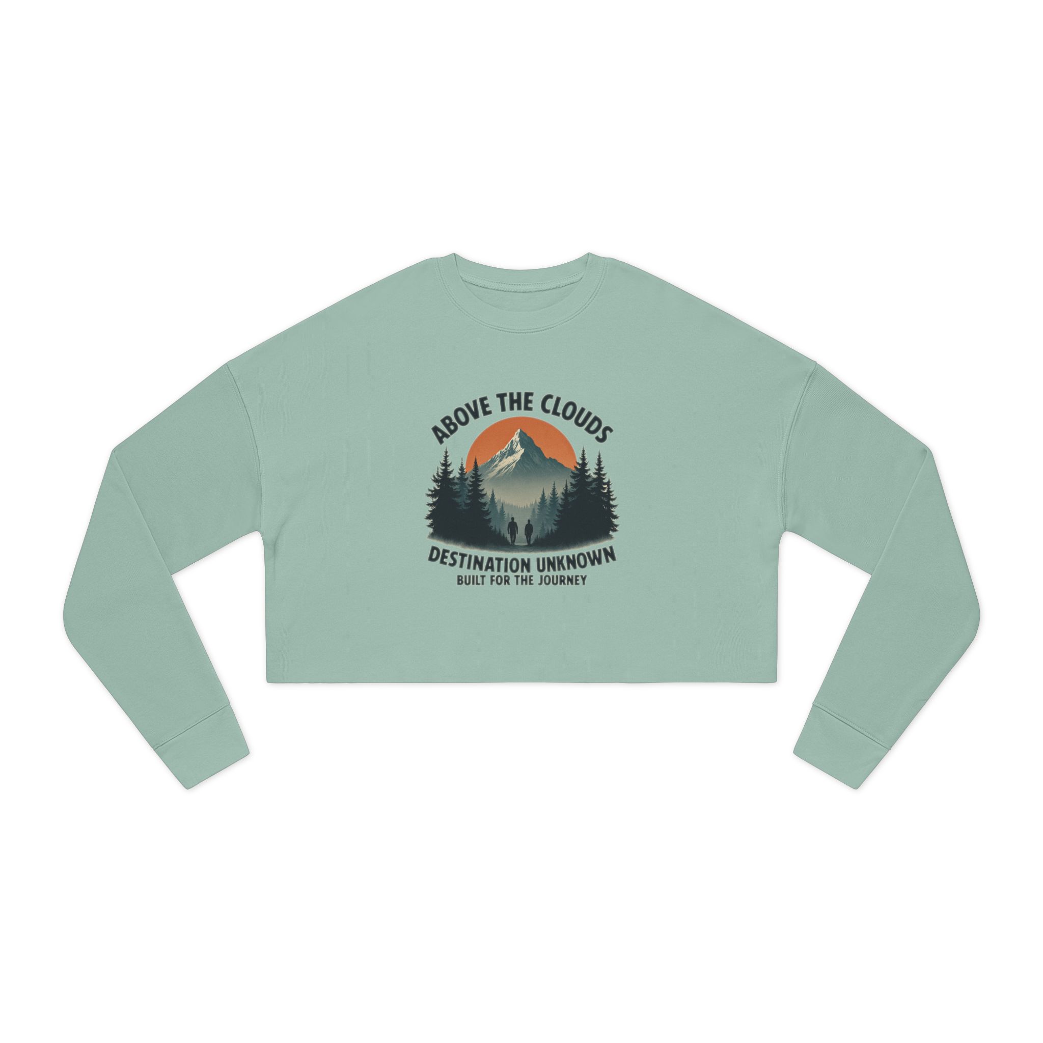 Above the Clouds Cropped Sweatshirt - Lost Horizons Collection - Destination Unknown - Image 10