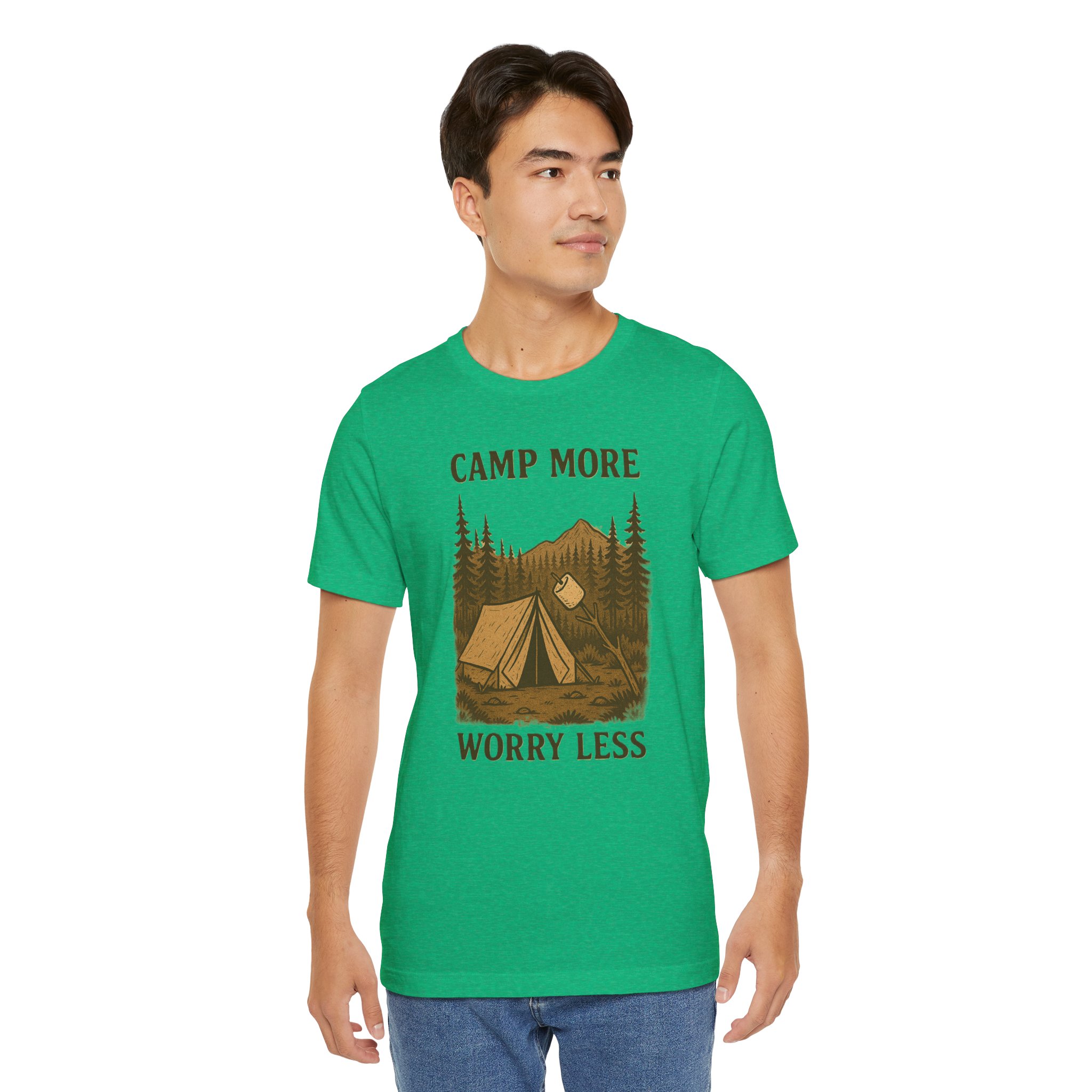 Adventure Inspired Tee - Camp More Worry Less - Destination Unknown - Image 55