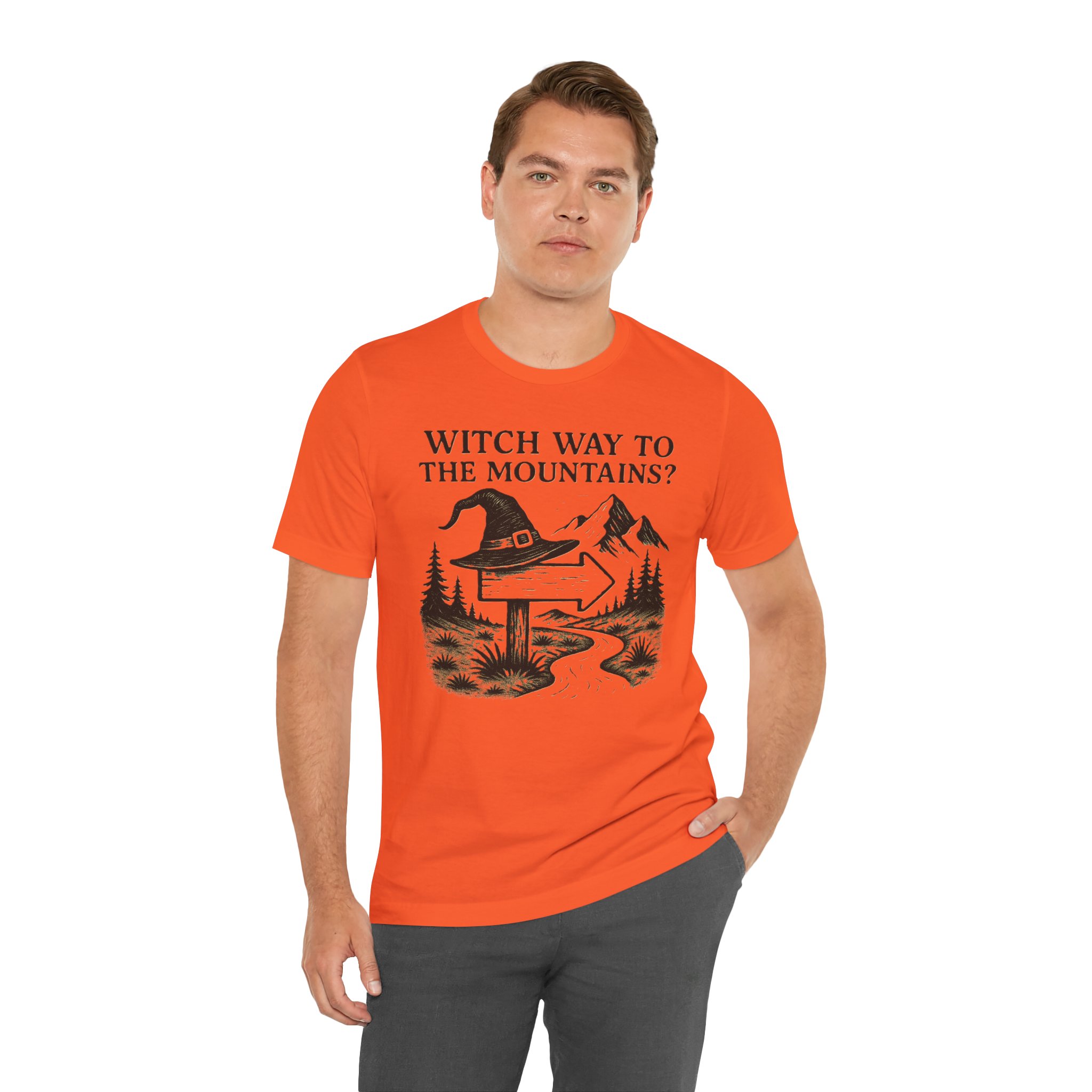 Halloween Graphic Tee Adventure - Witch Way to the Mountains - Destination Unknown - Image 7