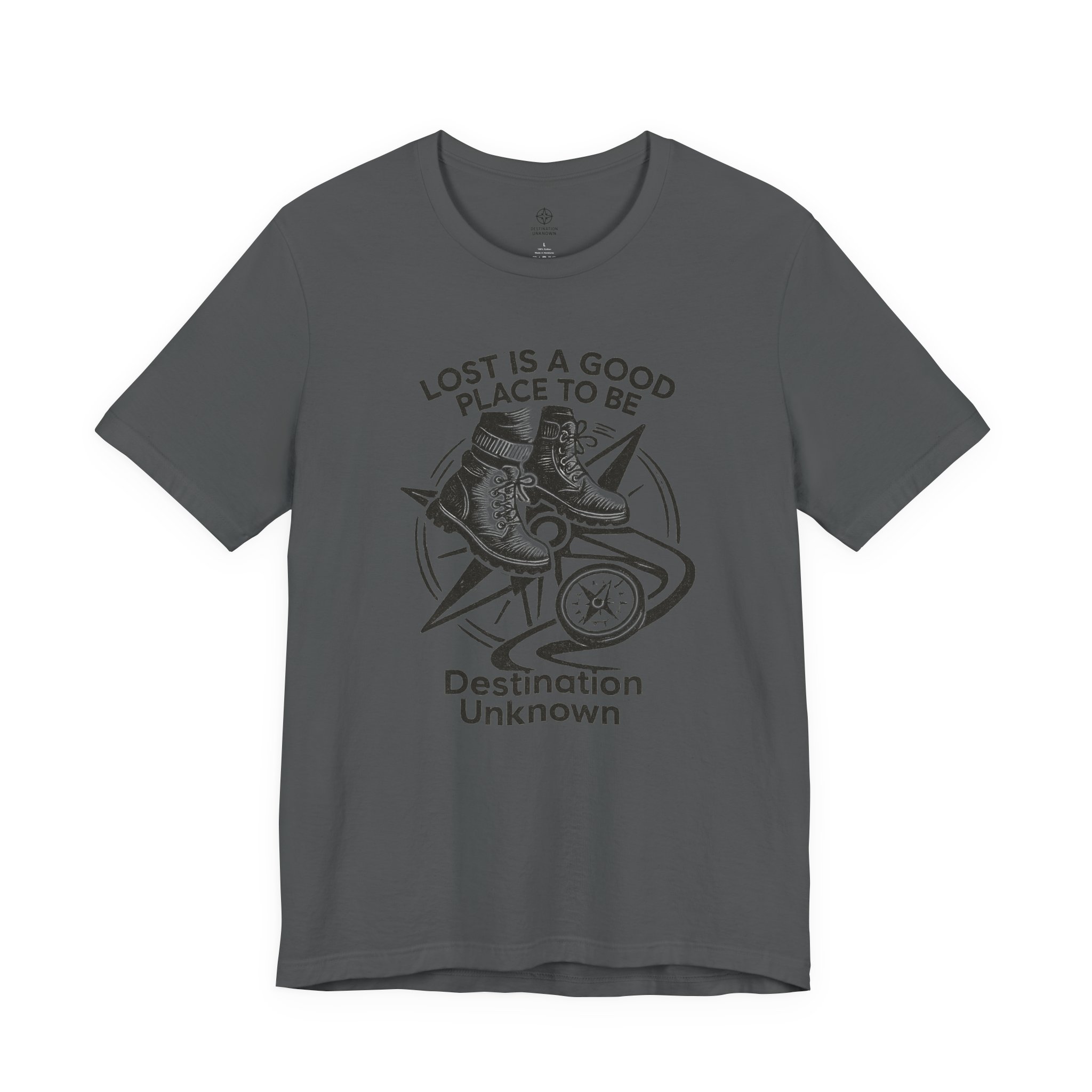 Adventure Inspired Tee - Lost Is a Good Place to Be - Destination Unknown - Image 39
